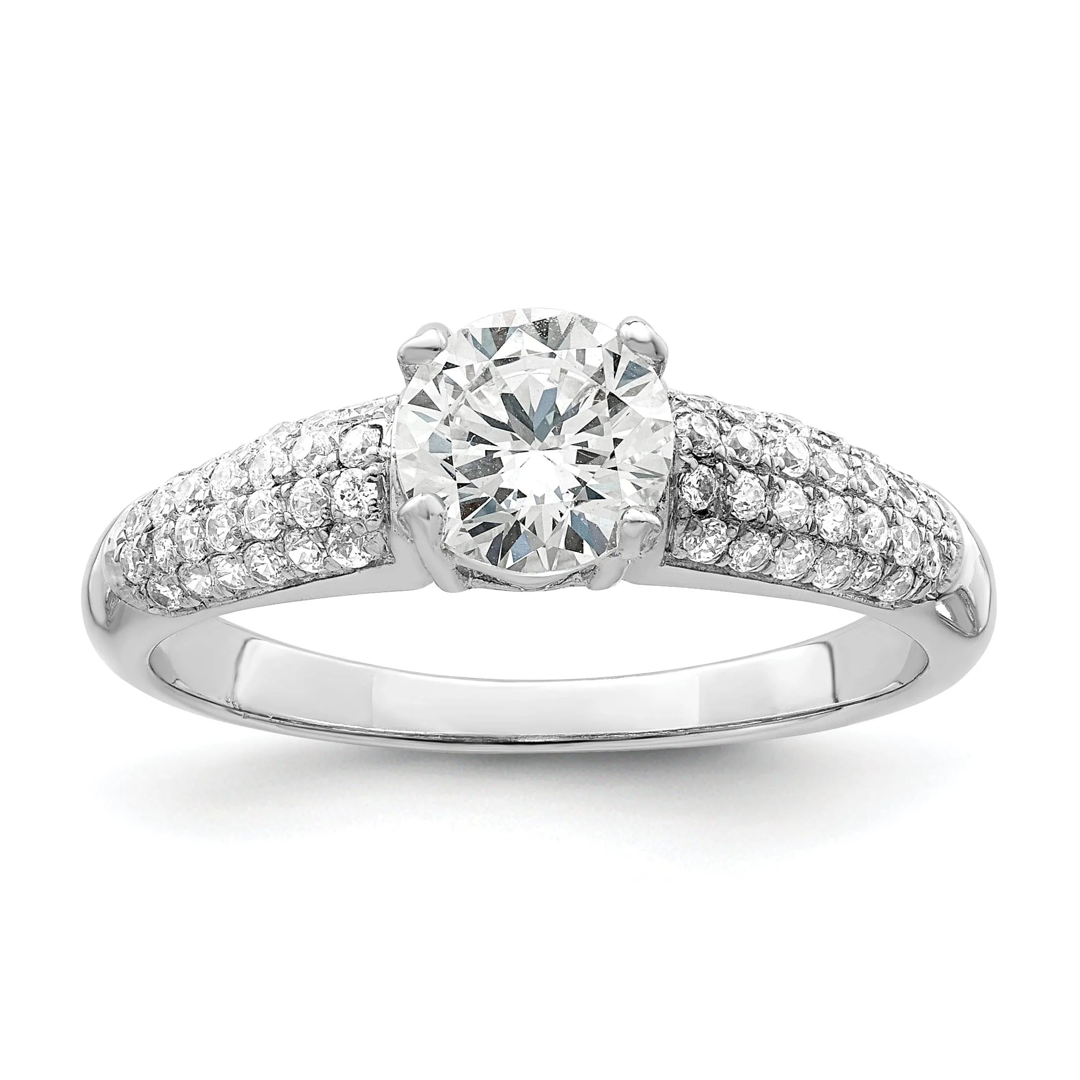 Sterling Silver Cubic Zirconia Ring