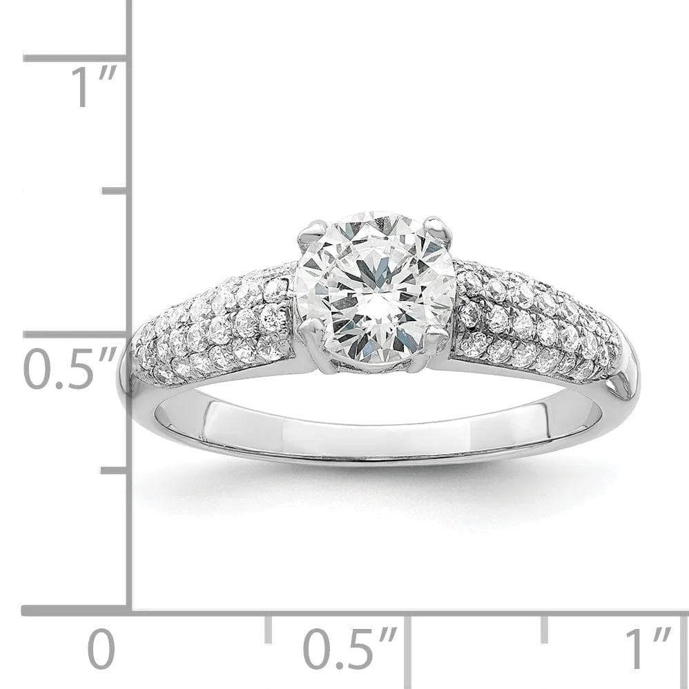 Sterling Silver Cubic Zirconia Ring