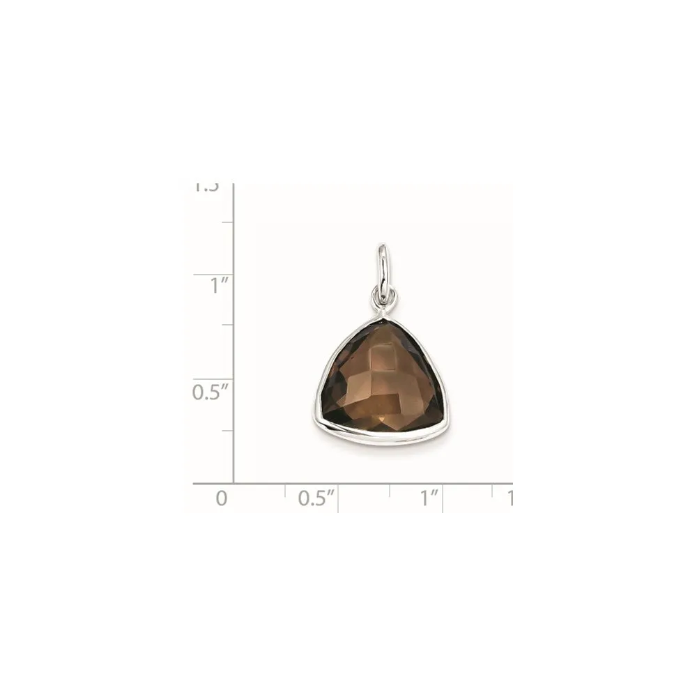 Sterling Silver Smoky Quartz Pendant