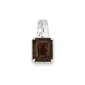 Sterling Silver Smoky Quartz Pendant
