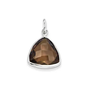 Sterling Silver Smoky Quartz Pendant