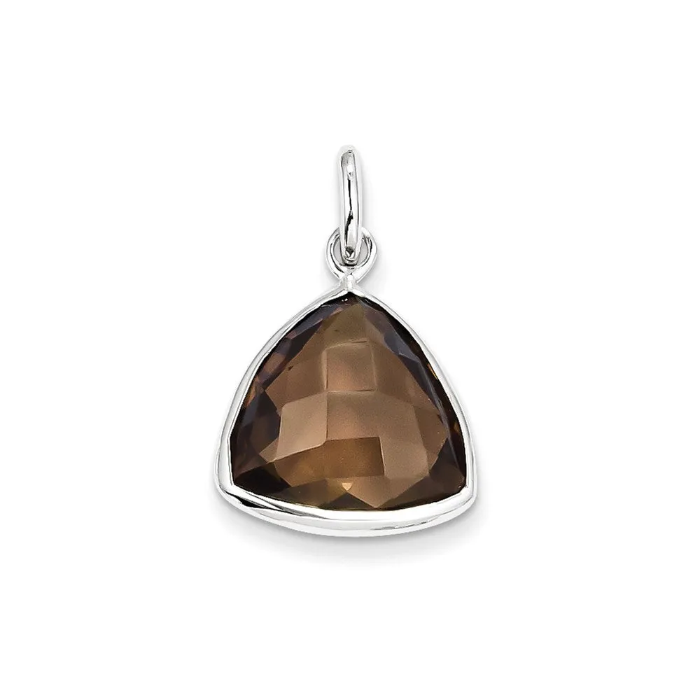 Sterling Silver Smoky Quartz Pendant
