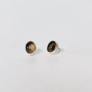 Sterling Silver Summer Earring Collection - Smoky Quartz