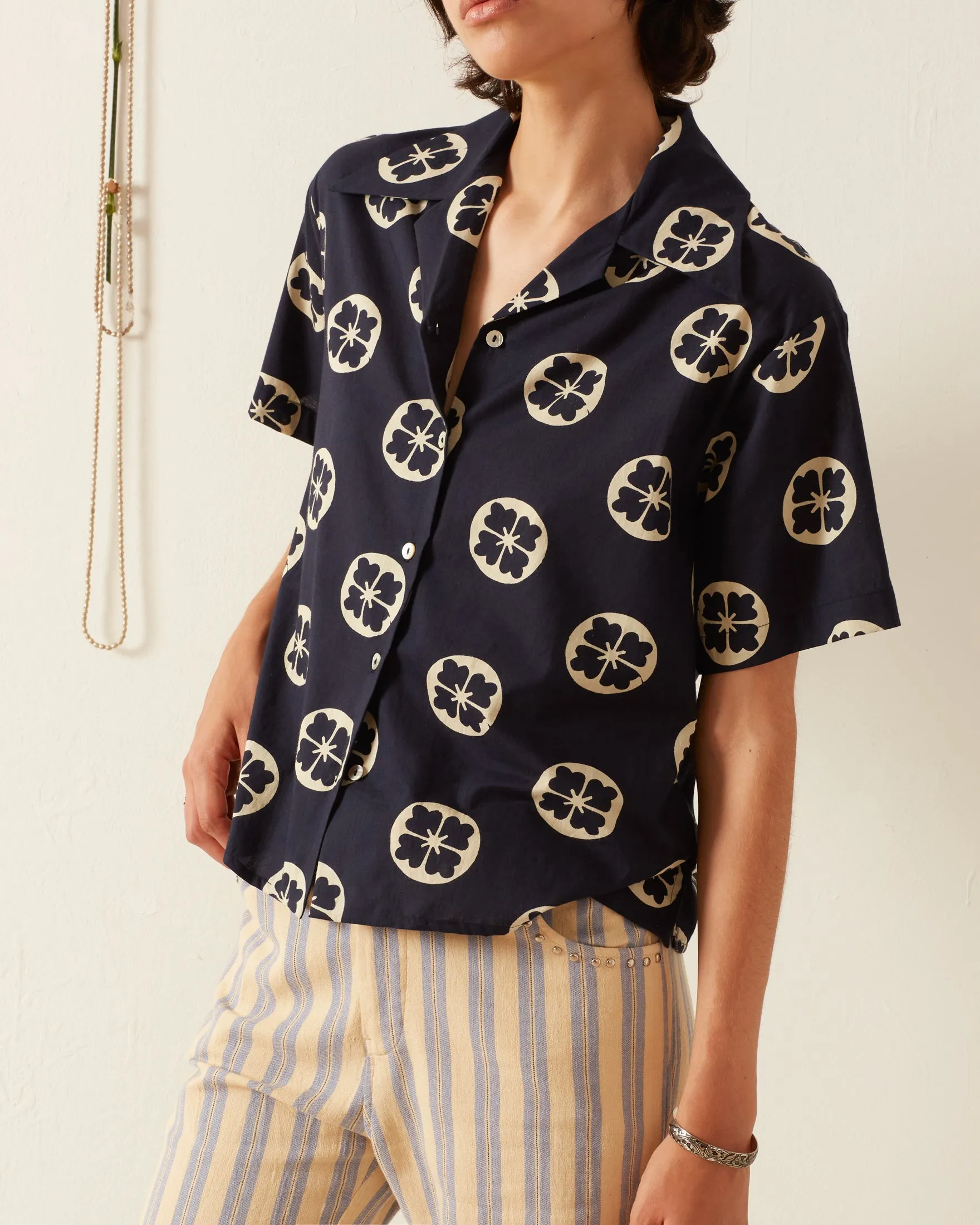 Stevie Blue Iris Shirt