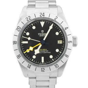 STICKERED 2022 Tudor Black Bay Pro PAPERS 79470 39mm GMT Watch Stainless B P