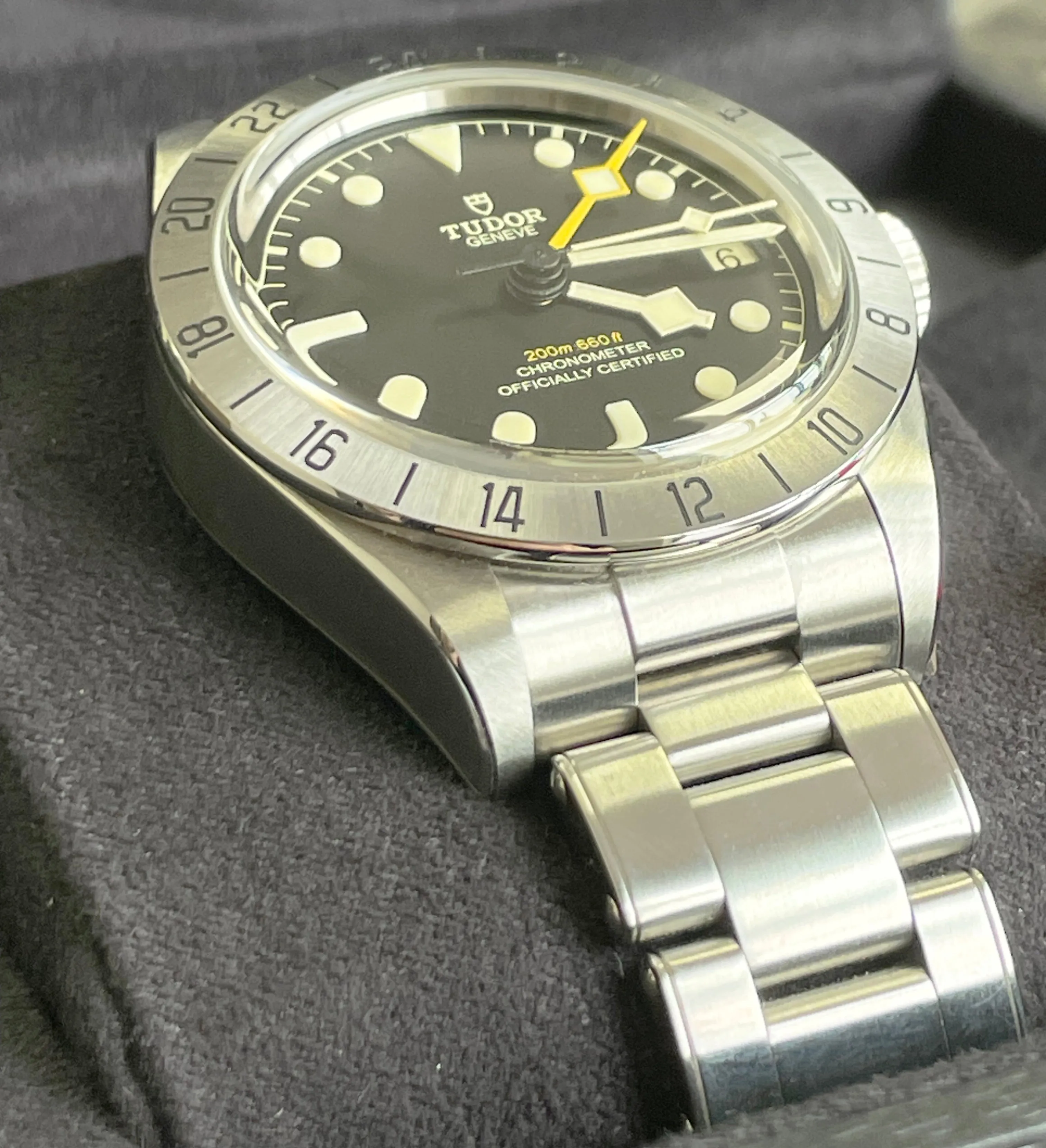 STICKERED 2022 Tudor Black Bay Pro PAPERS 79470 39mm GMT Watch Stainless B P
