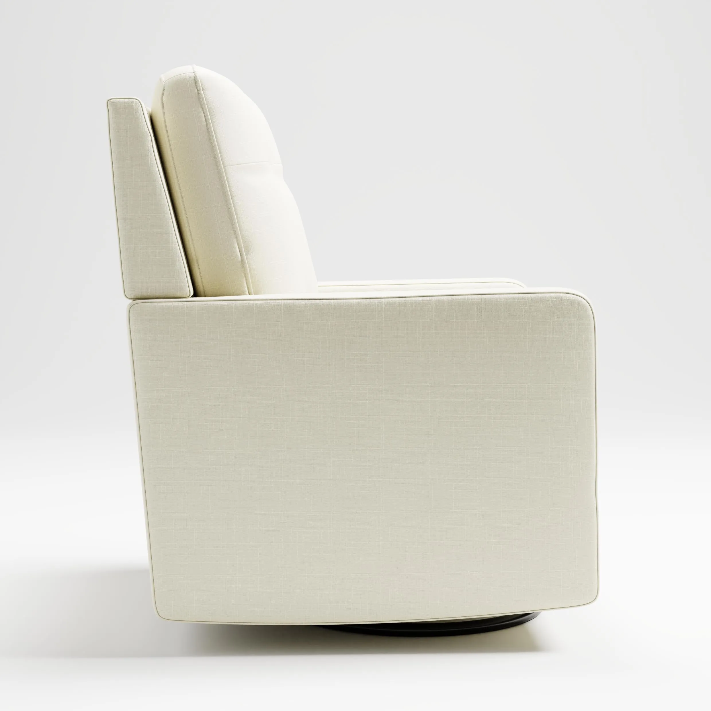 Storkcraft Beckett Spaces Swivel Glider Nursery Chair (Pearl)
