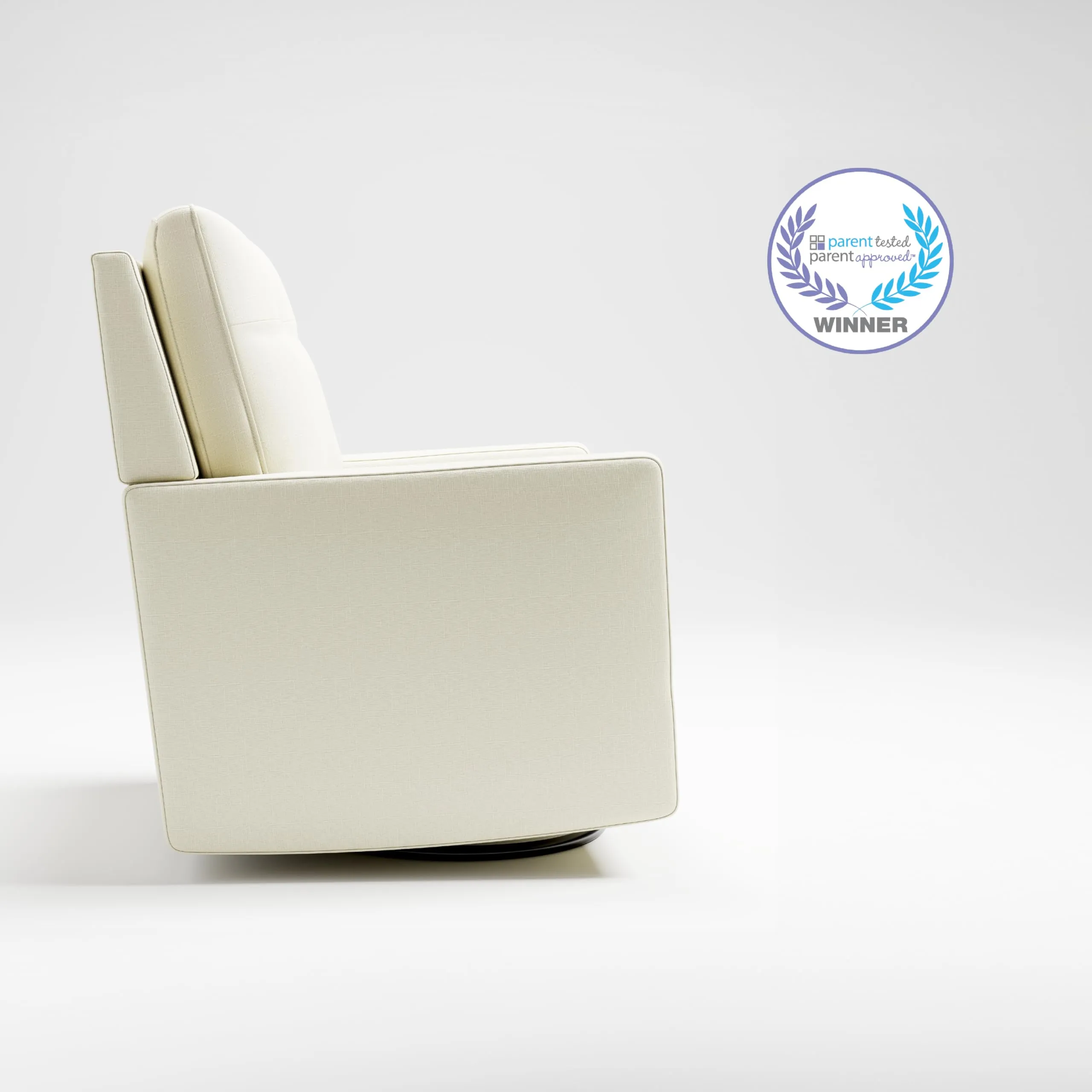 Storkcraft Beckett Spaces Swivel Glider Nursery Chair (Pearl)