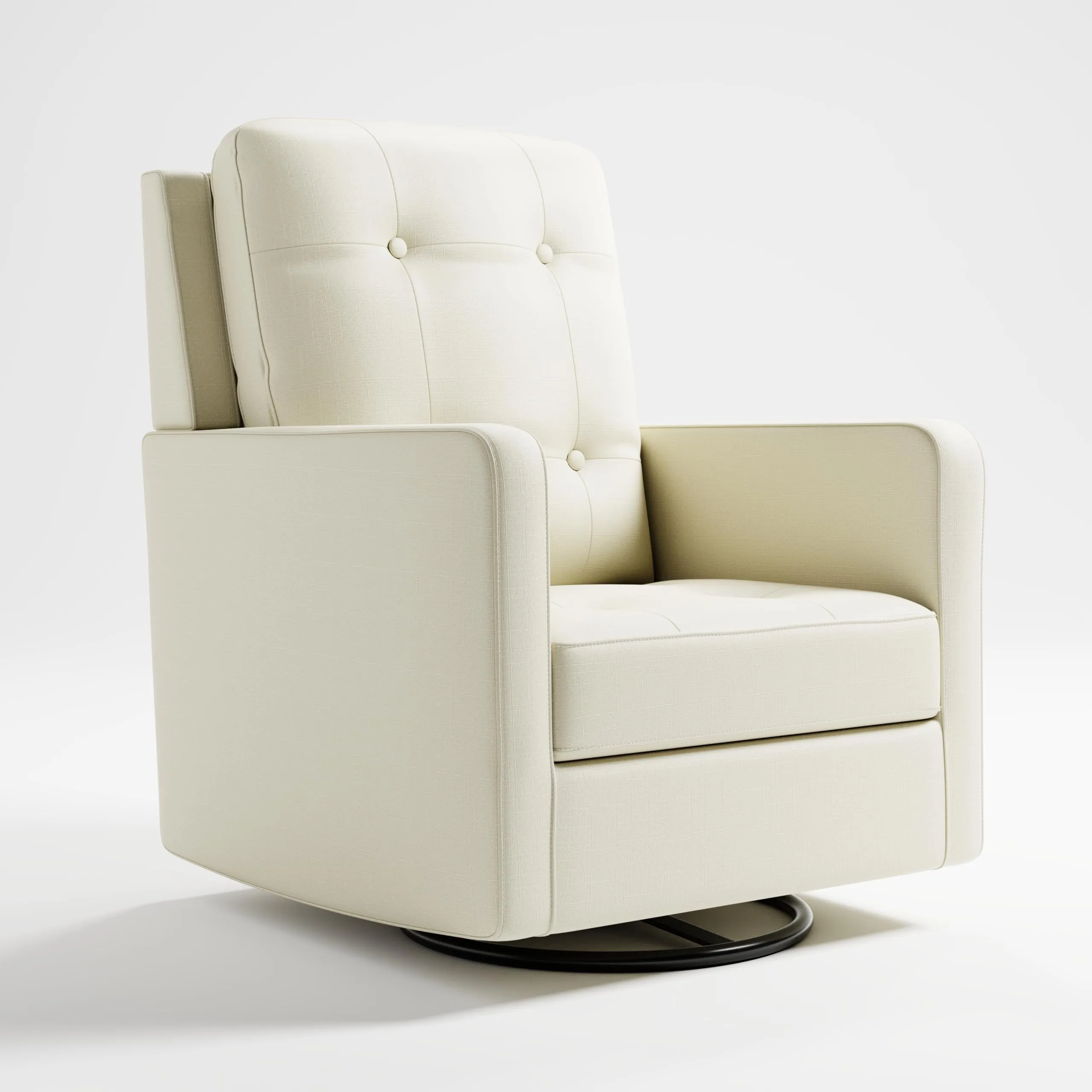 Storkcraft Beckett Spaces Swivel Glider Nursery Chair (Pearl)