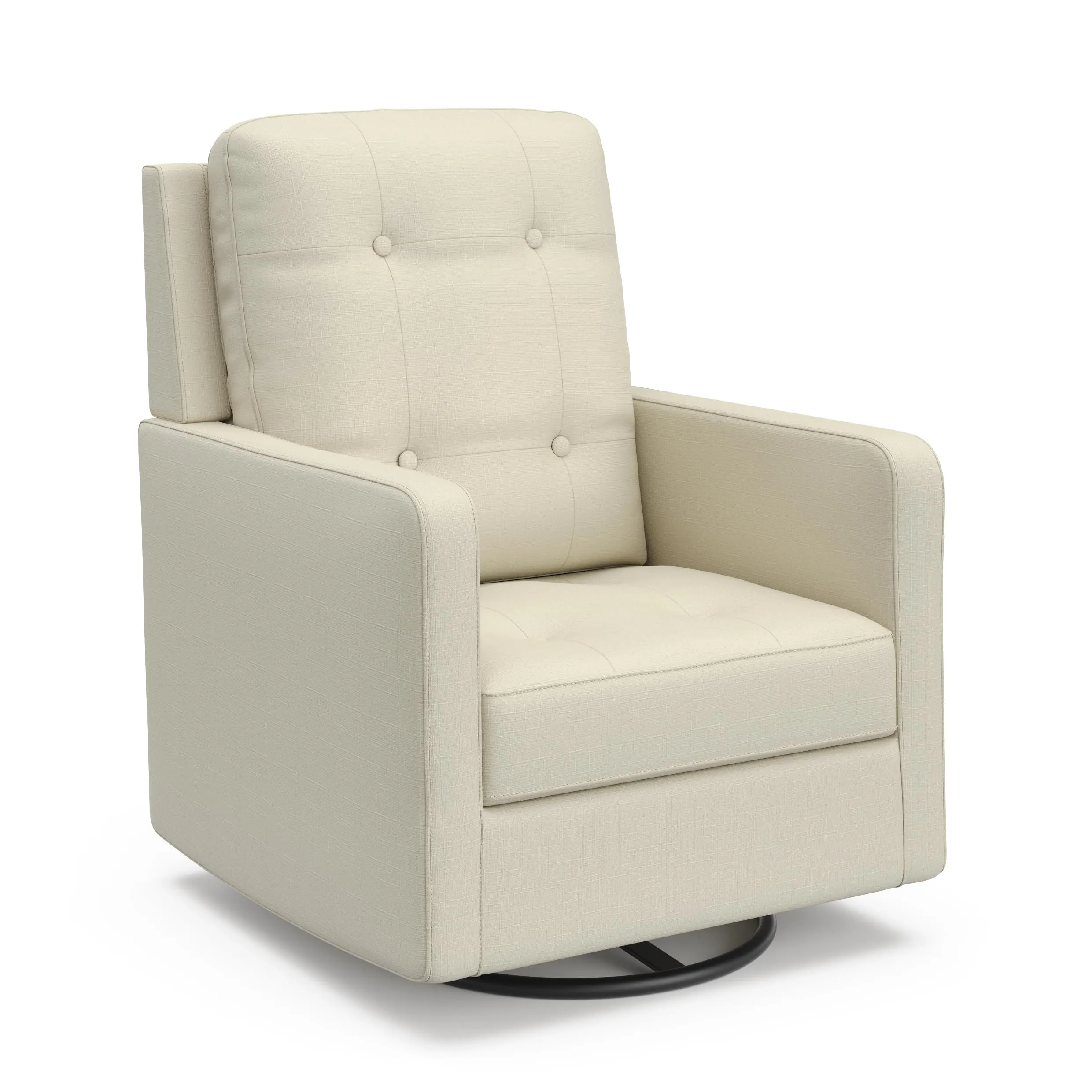 Storkcraft Beckett Spaces Swivel Glider Nursery Chair (Pearl)