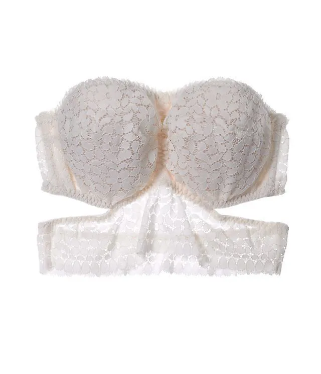 Strapless Bra Thin Section No Cotton Pad Big Breast Japanese Invisible Underwear