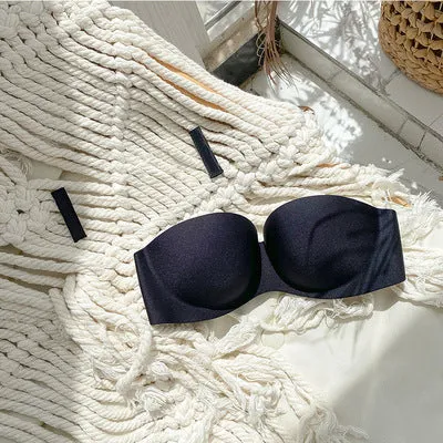 Strapless Invisible Bra Se Xy Seamless Underwear Thick And Thin Chest Strap
