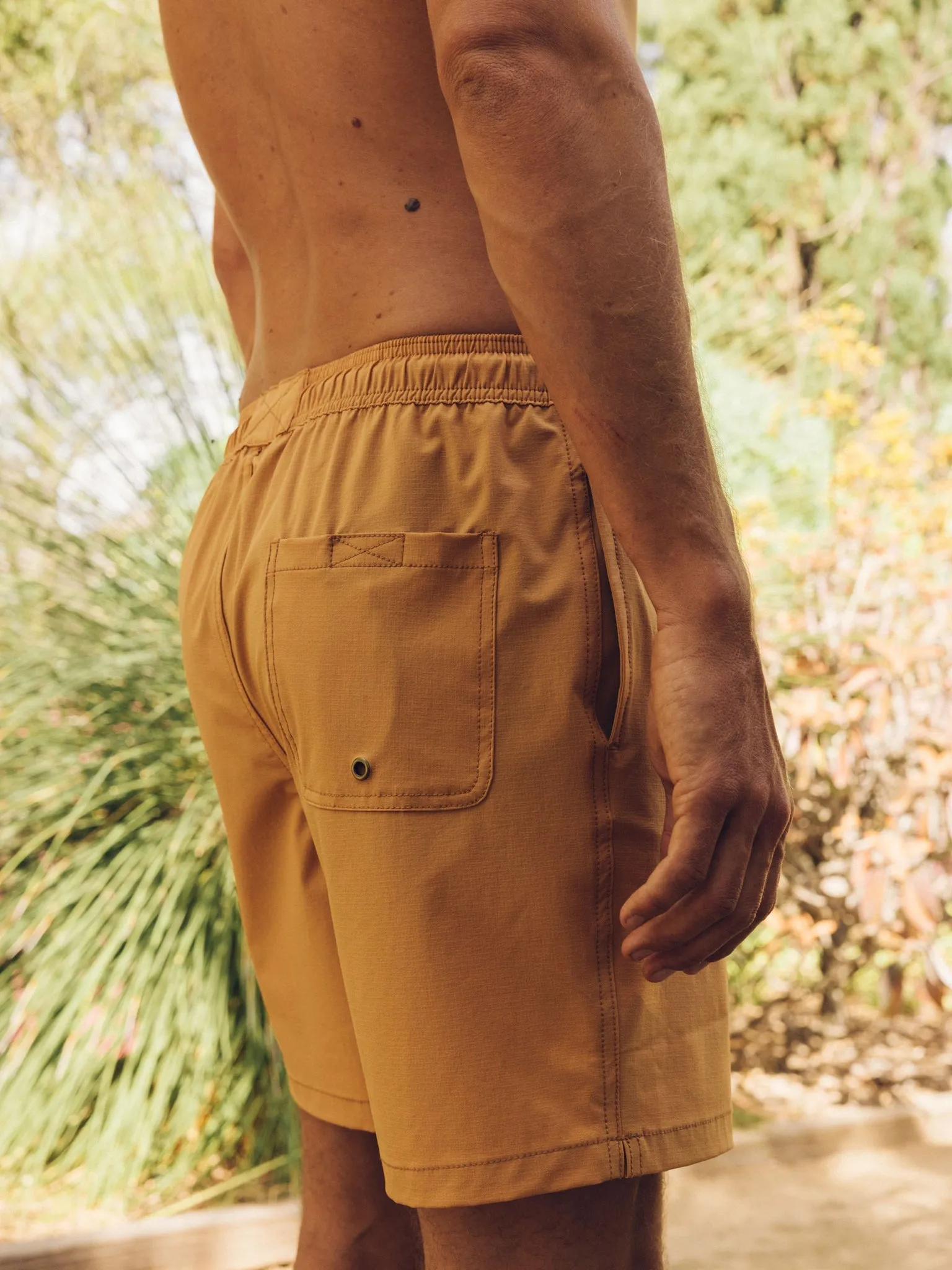 Stretch Vacation Trunks - Papaya