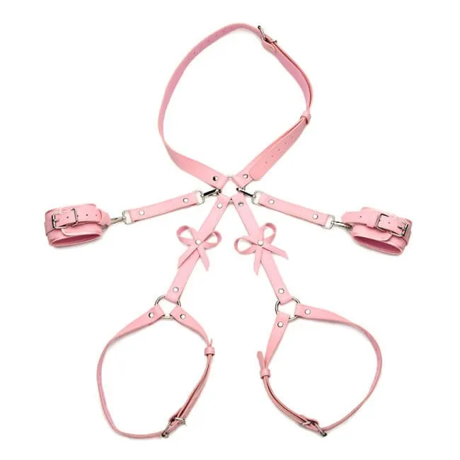Strict Bondage Harness with Bows