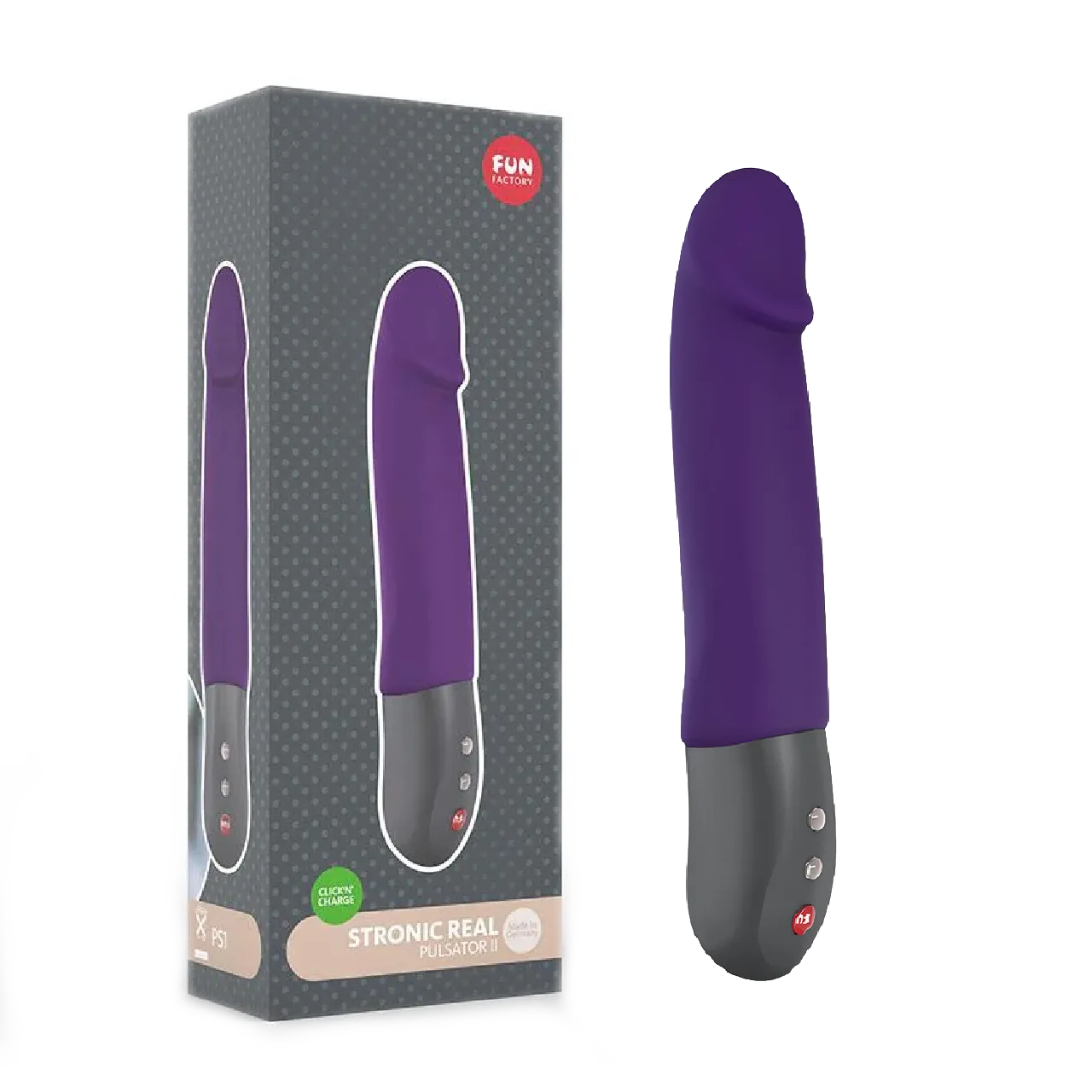 STRONIC REAL - REALISTIC PULSATOR - PURPLE