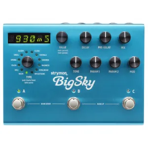 Strymon - BigSky Multidimensional Reverb Effect Pedal