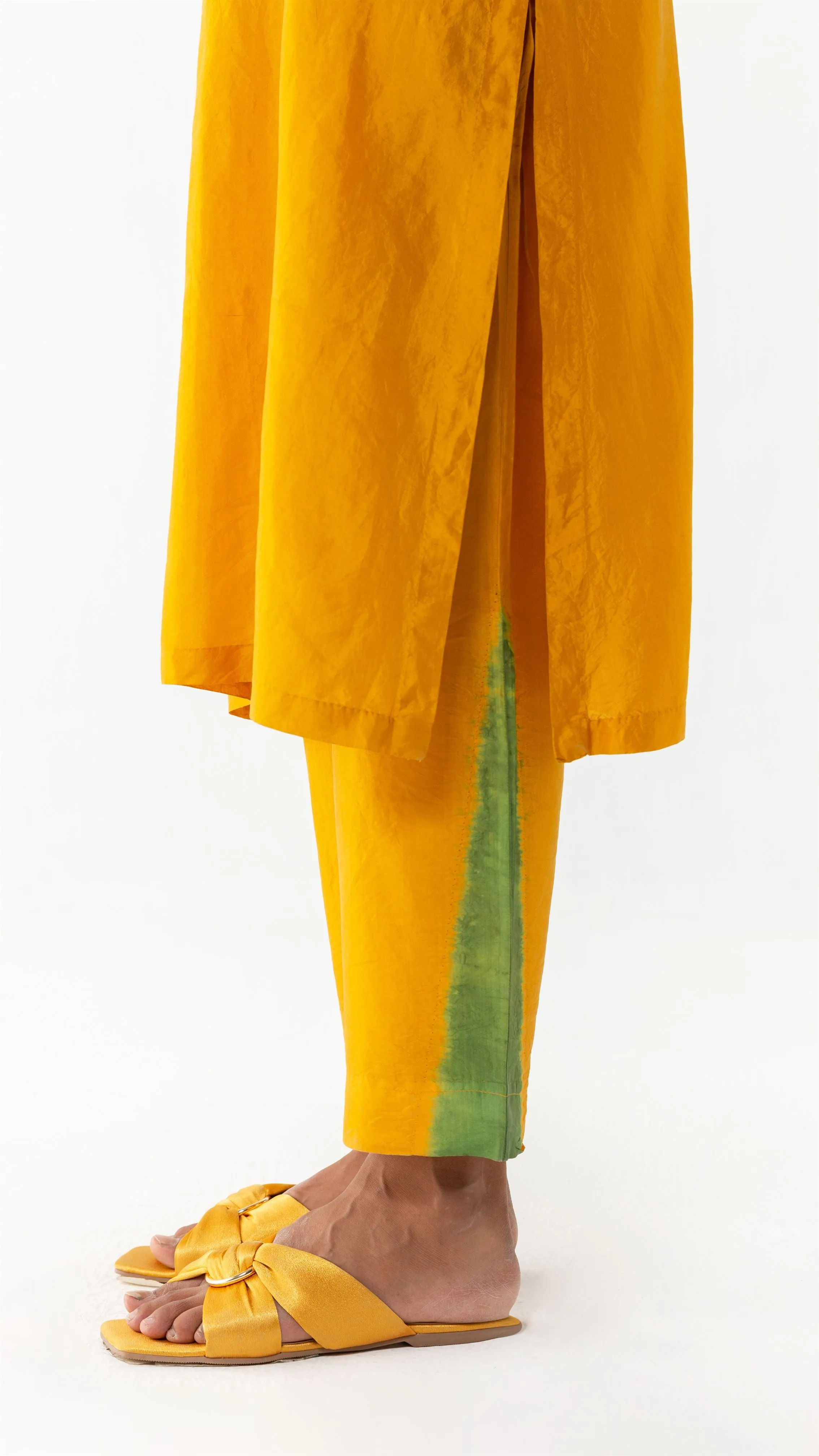 Studio Medium   I   Shibori Pavie CHORD CO-ORD - MUSTARD/GREENPOL 41