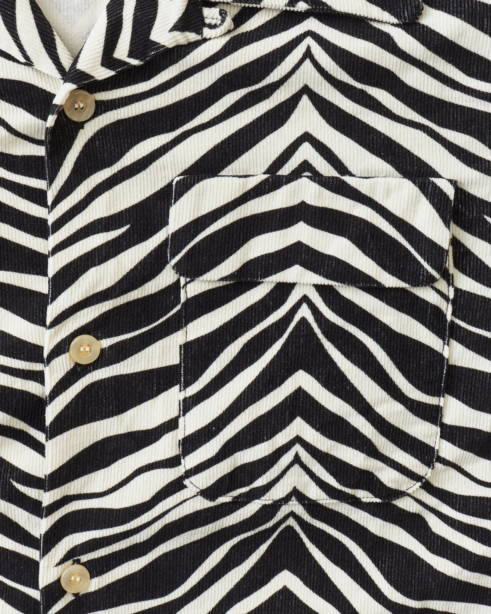 Style Eyes Mid 1950s Style Corduroy Sports Shirt “Zebra” SE29381