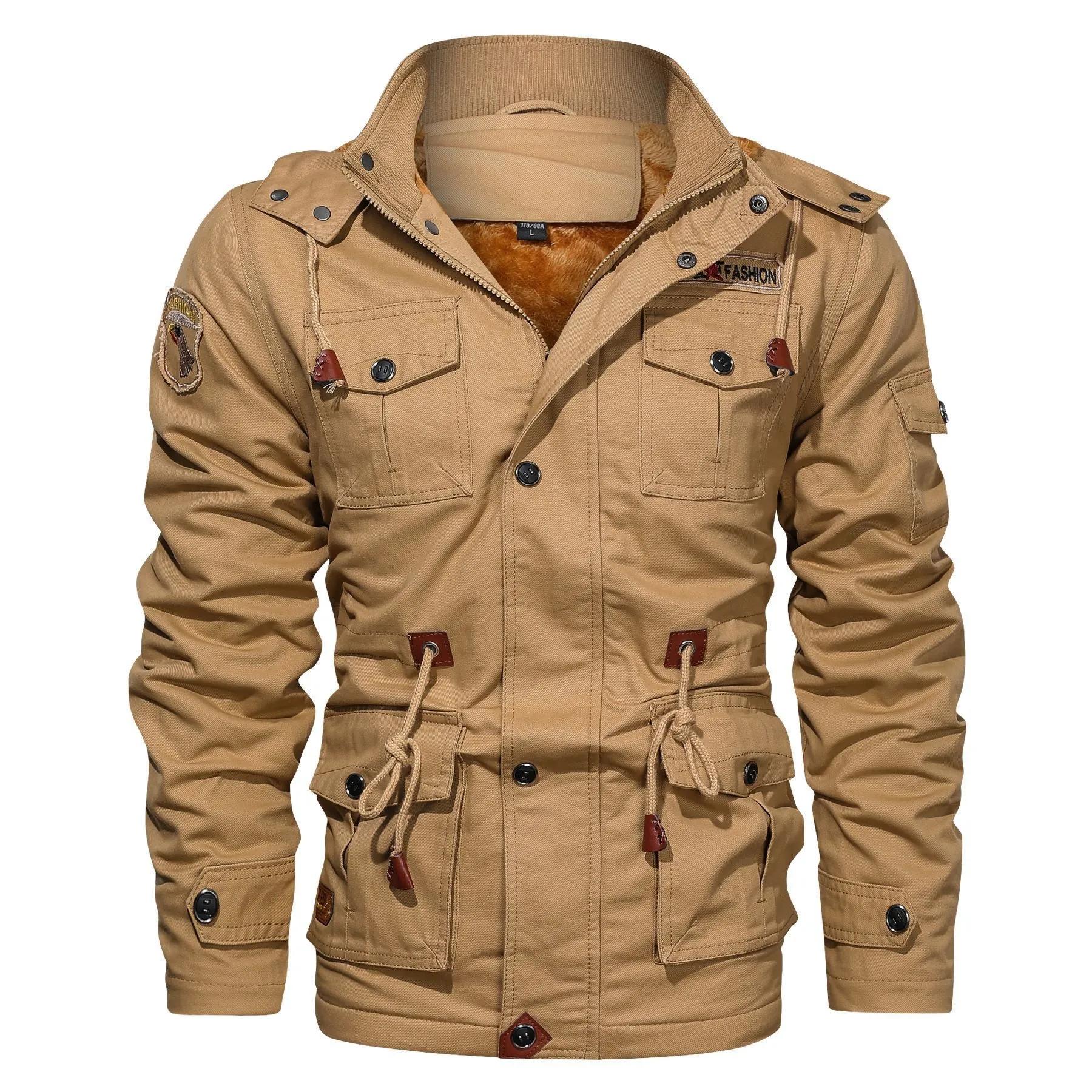 Style Thick Winter Inner Protection Men's Jacket