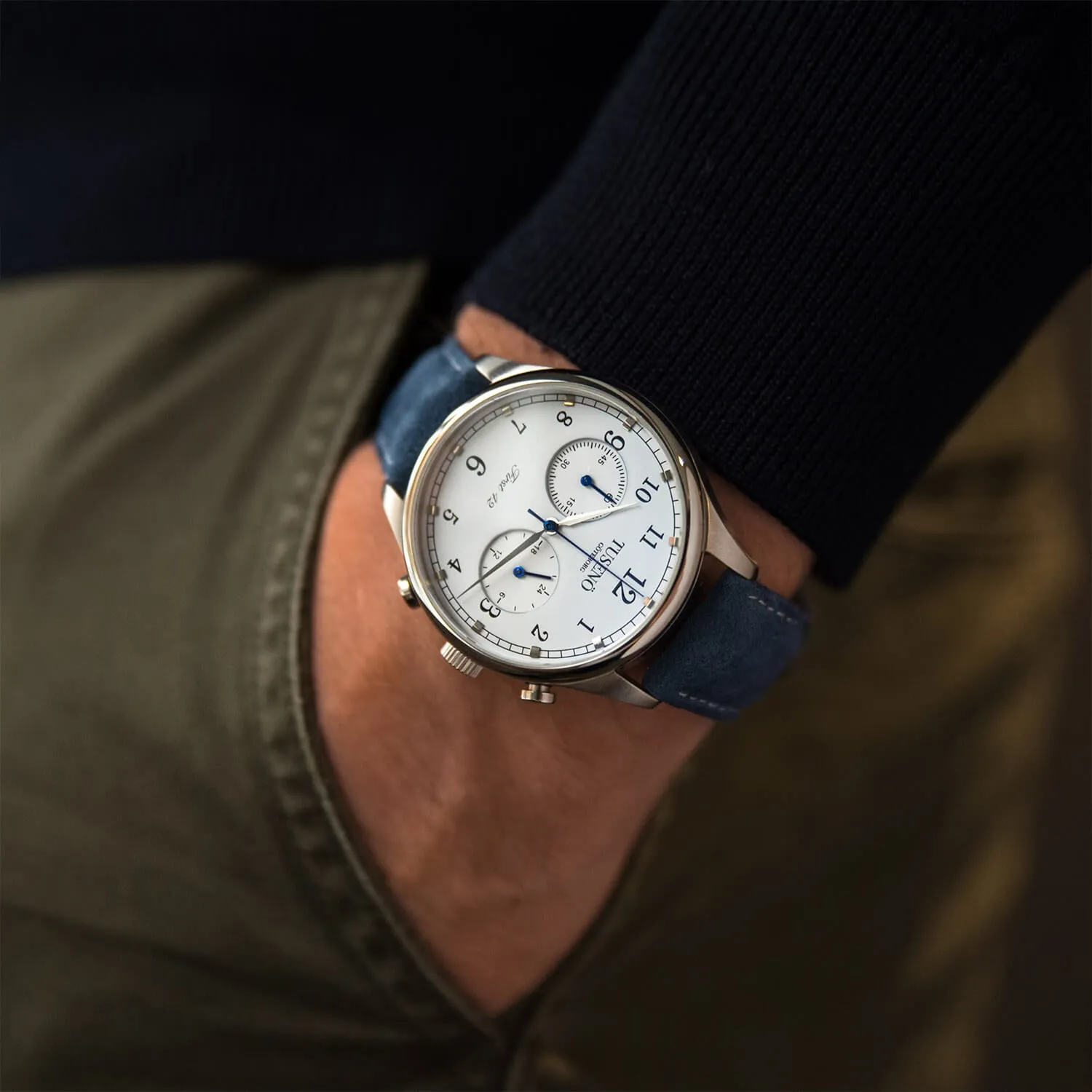 SUEDE STRAP – BLUE