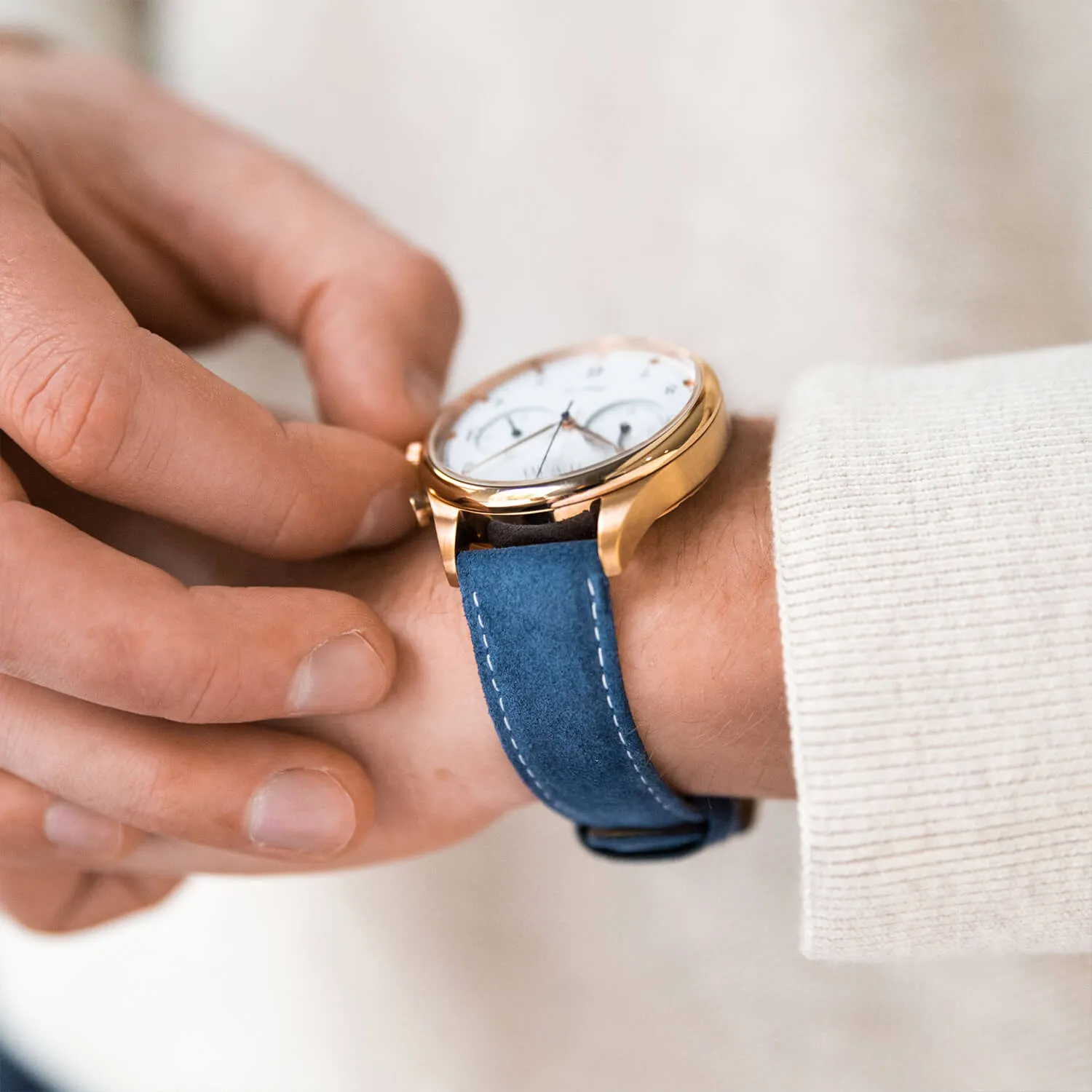 SUEDE STRAP – BLUE