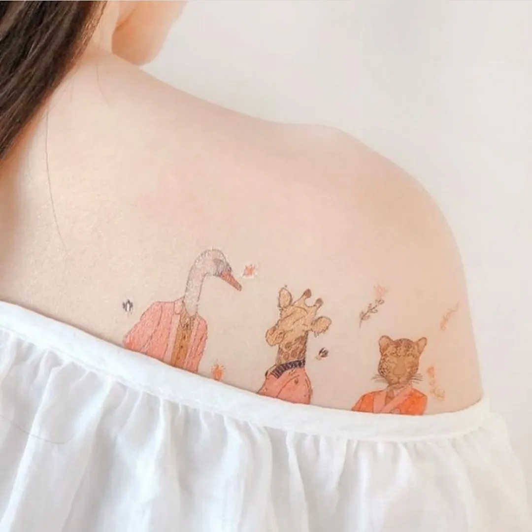 Suited & Booted Temporary Tattoo