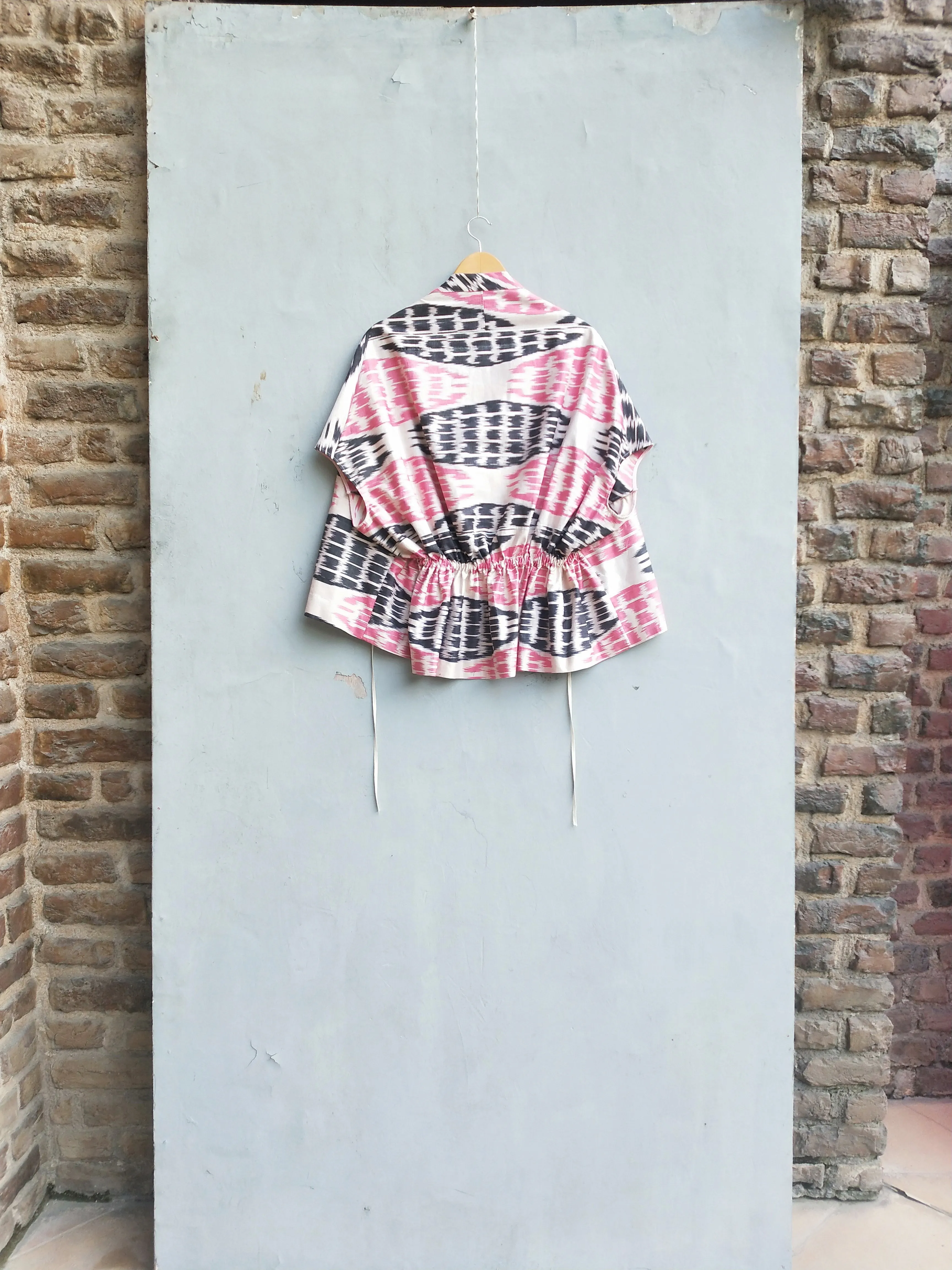 Summer Jacket Shi Cotton Silk Ikat Fashion Edit Kai-24A Urvashi Kaur