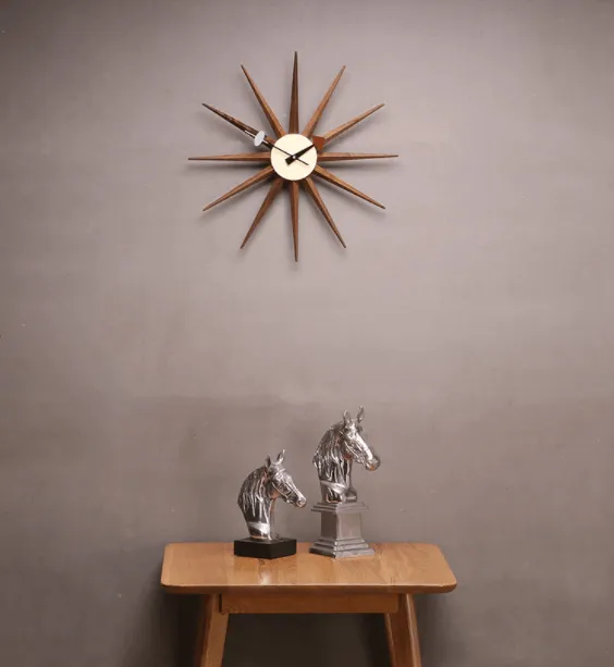 Sunburst Wall Clock