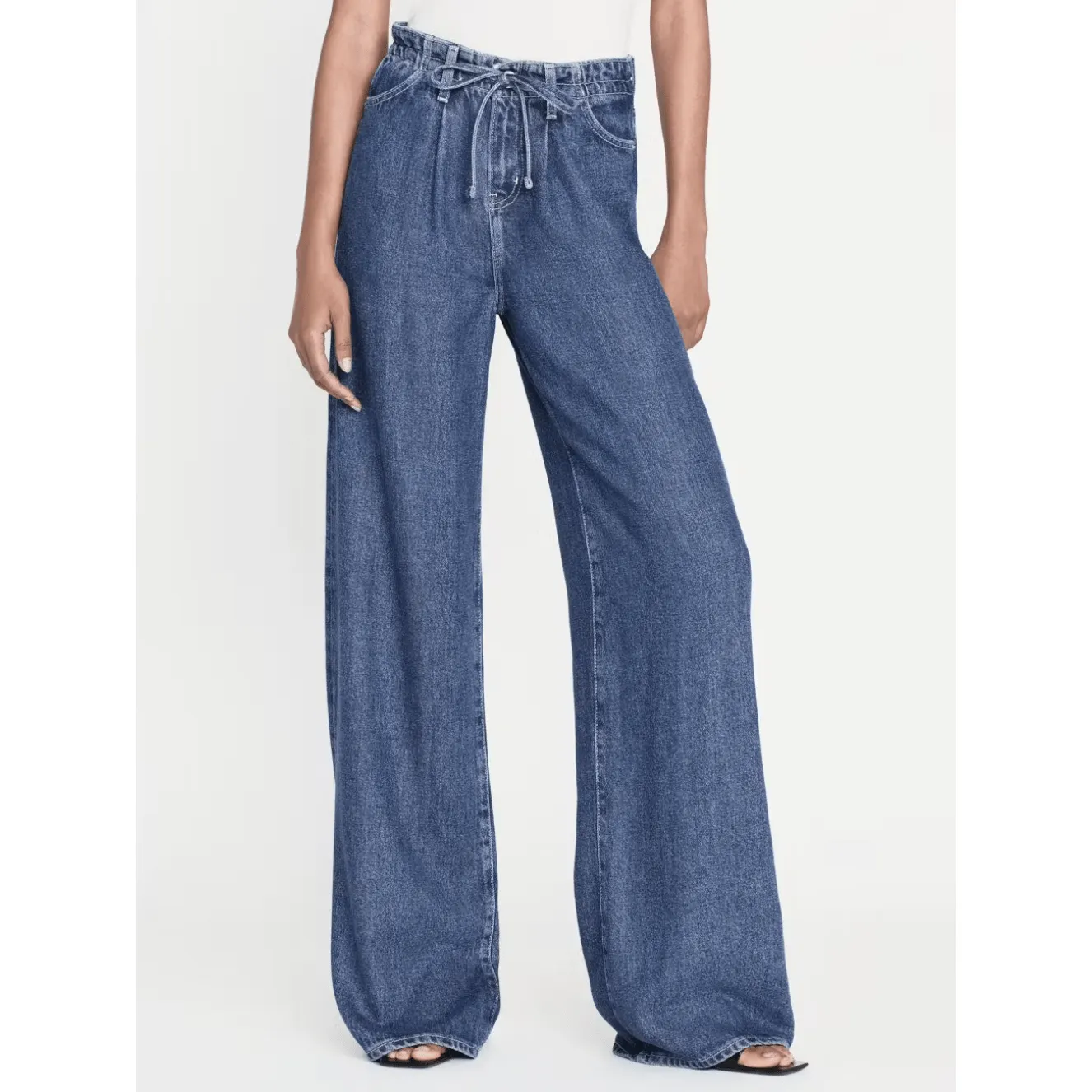 Super Drape Drawstring Wide Leg