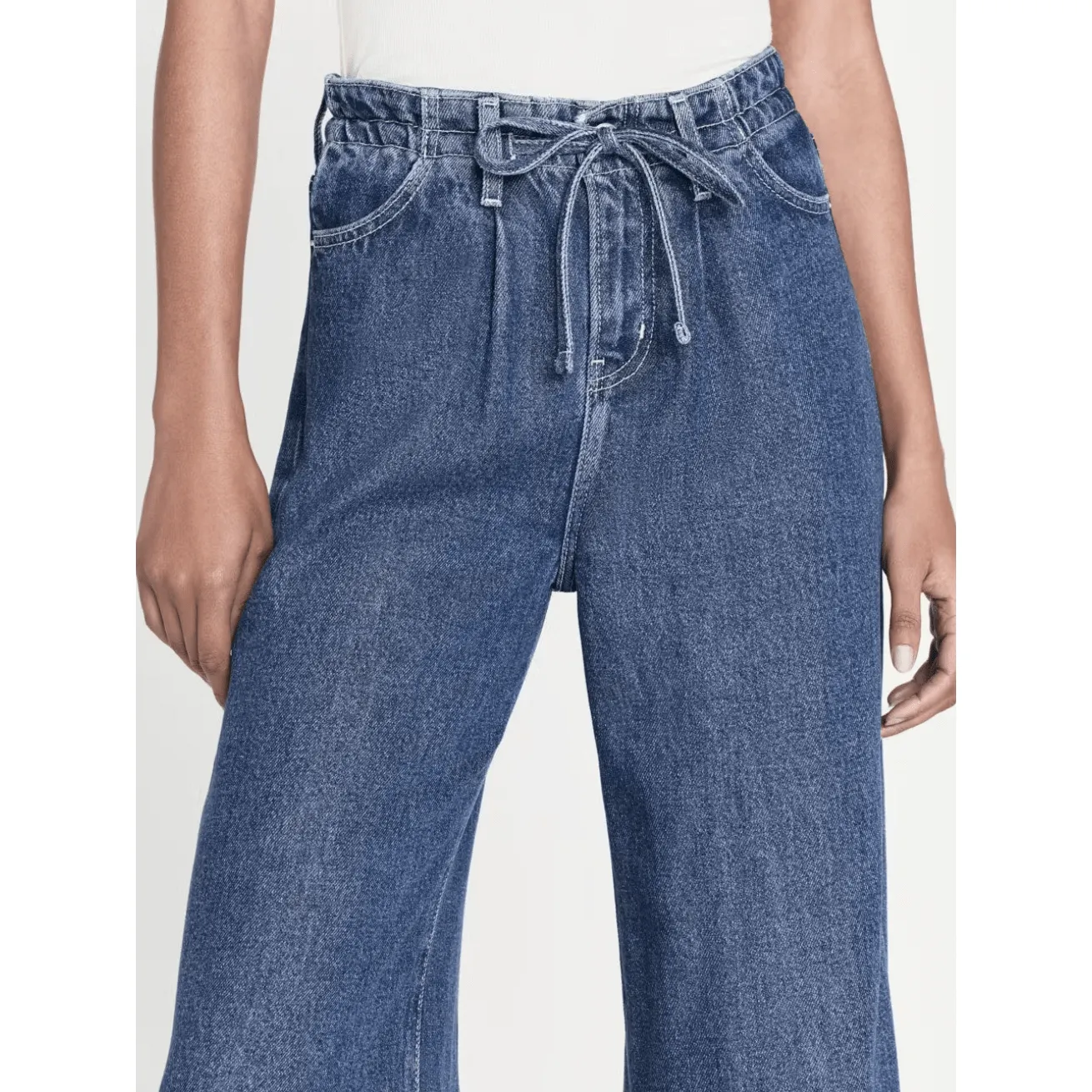 Super Drape Drawstring Wide Leg