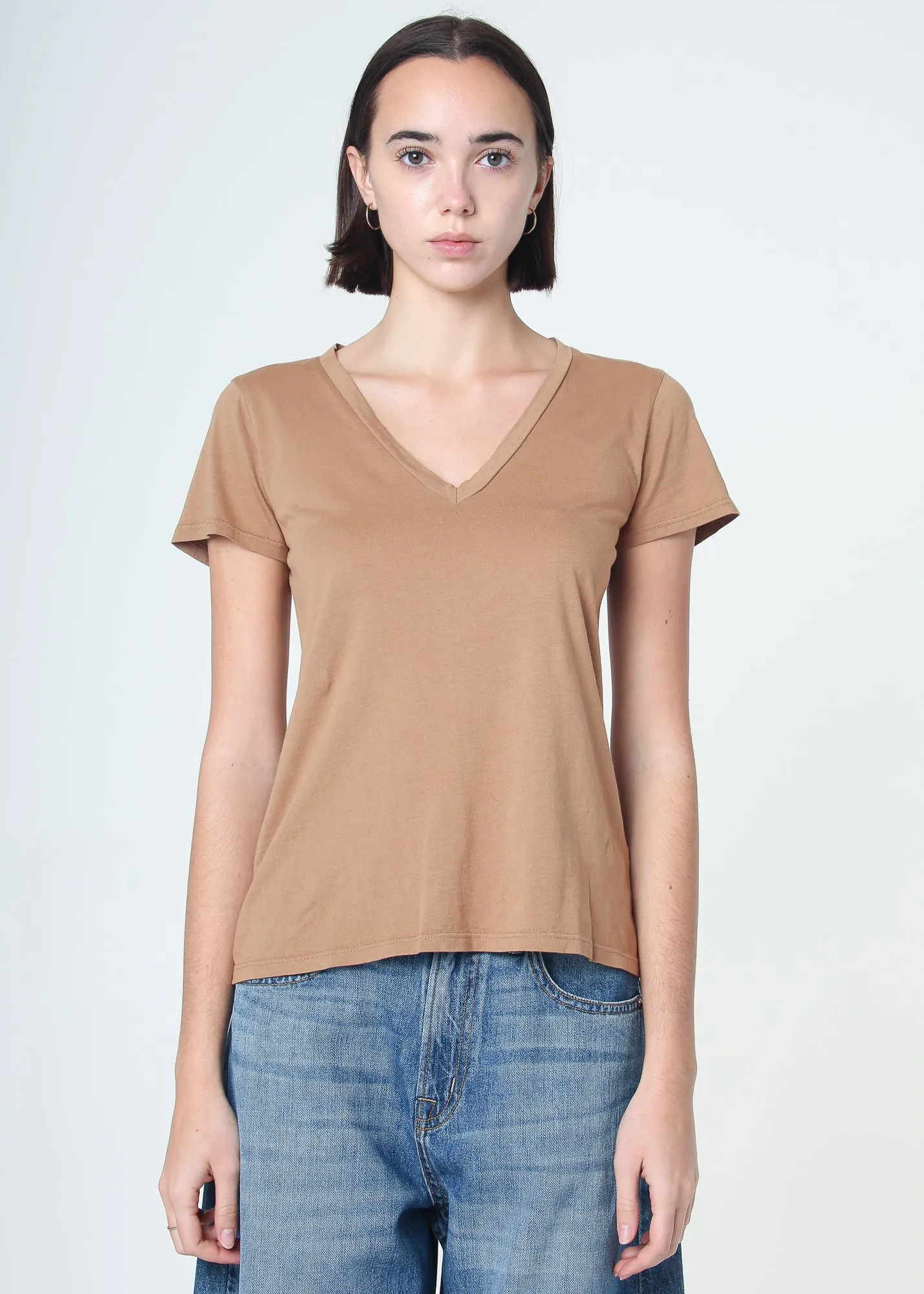 Supima Cotton V Neck Tee