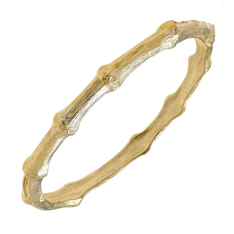 Susan Shaw Gold Bamboo Bangle