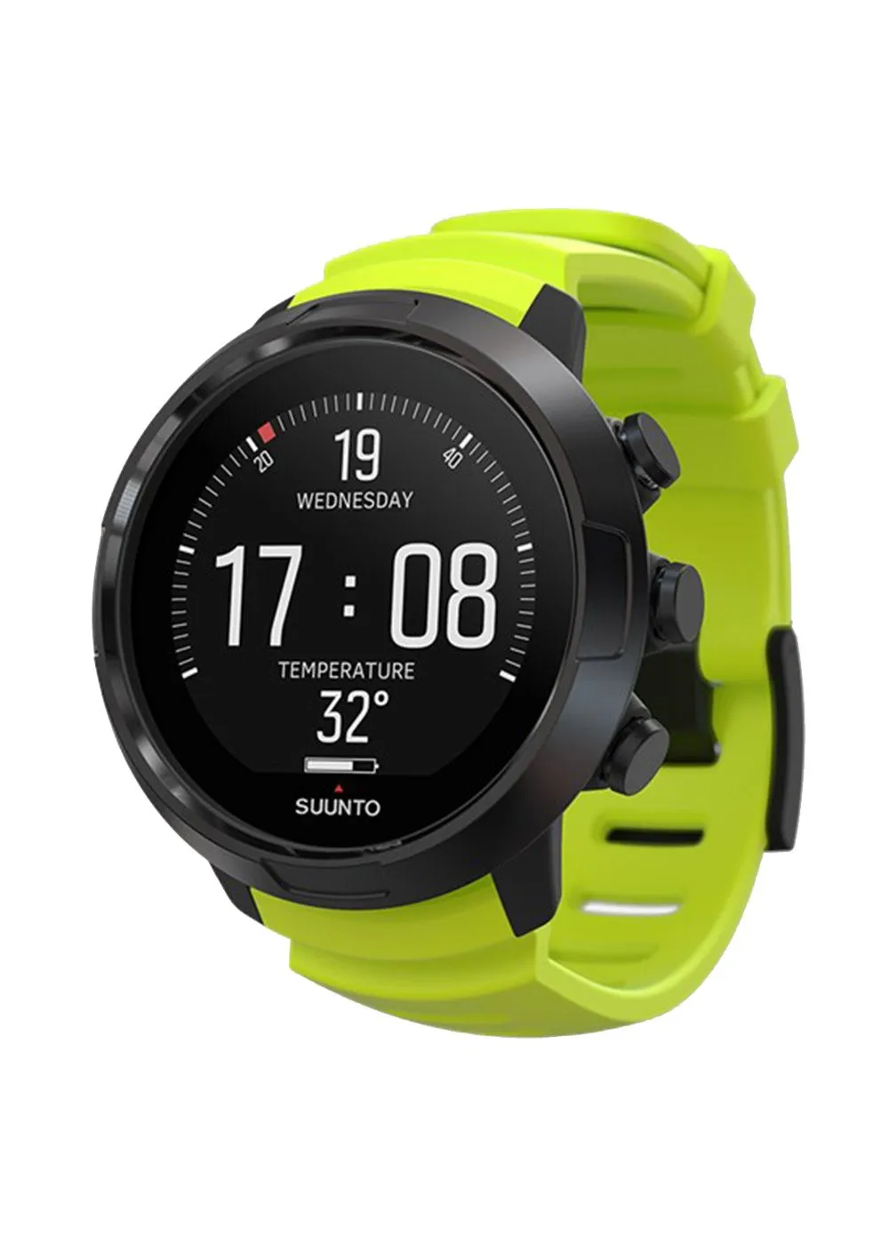 Suunto D5 Black / Lime with USB Cable Black/Yellow