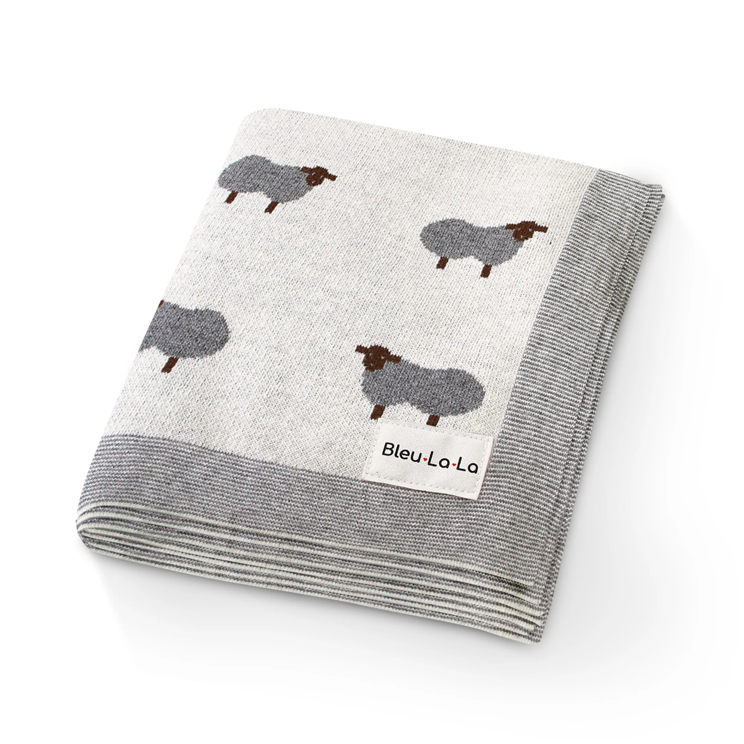 Swaddle Receiving Baby Blanket - Sheep Ivory