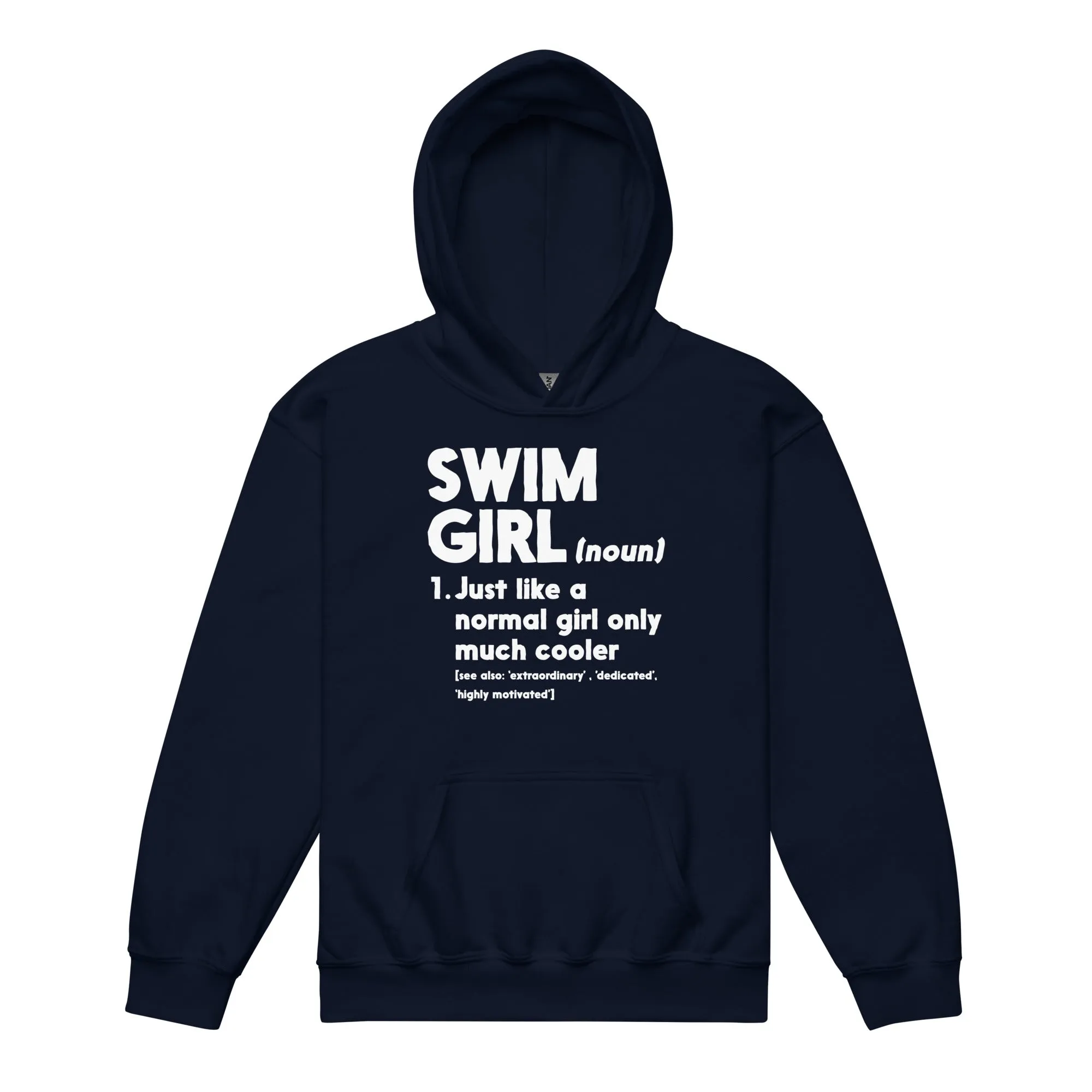 Swim Girl Youth Heavy Blend Hoodie