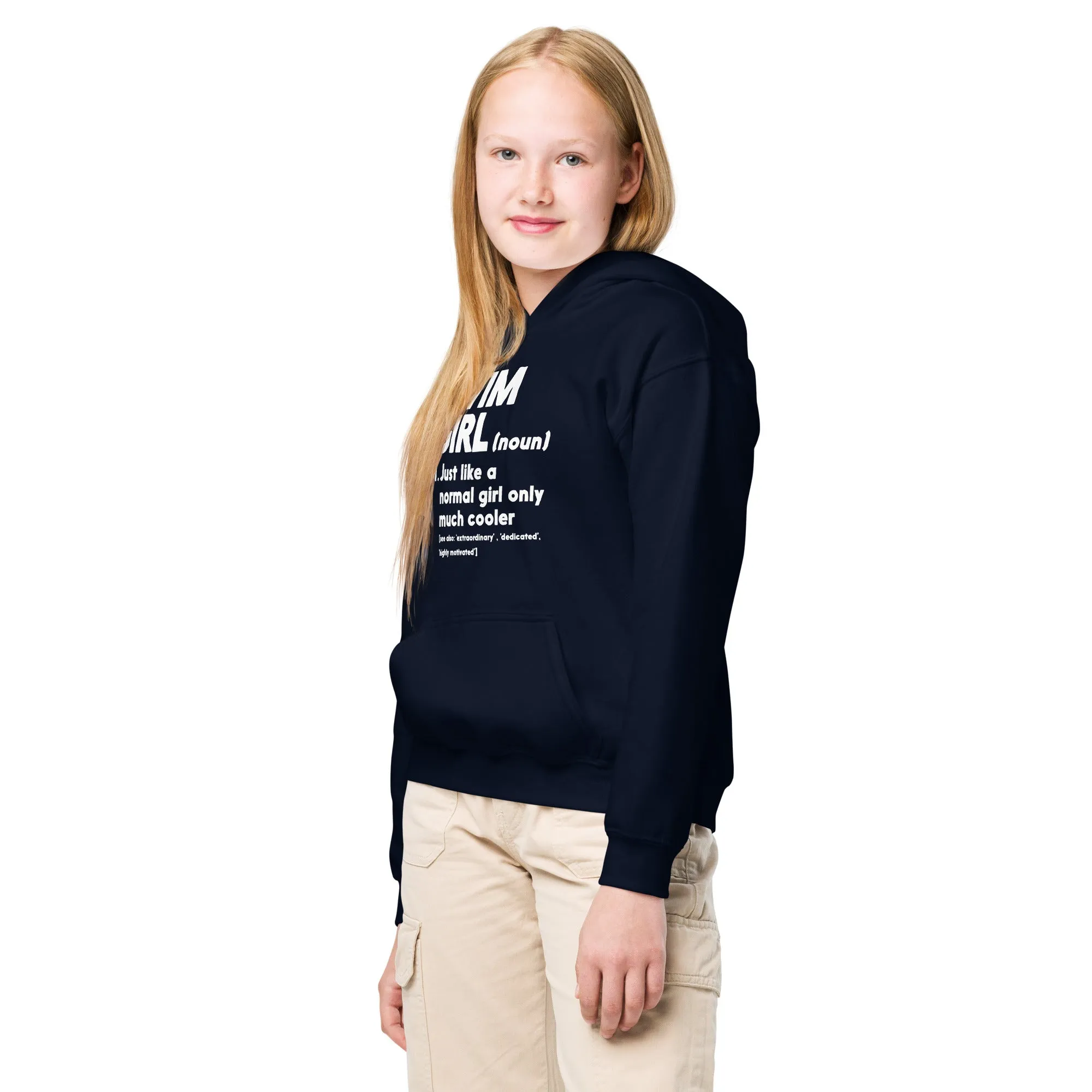 Swim Girl Youth Heavy Blend Hoodie