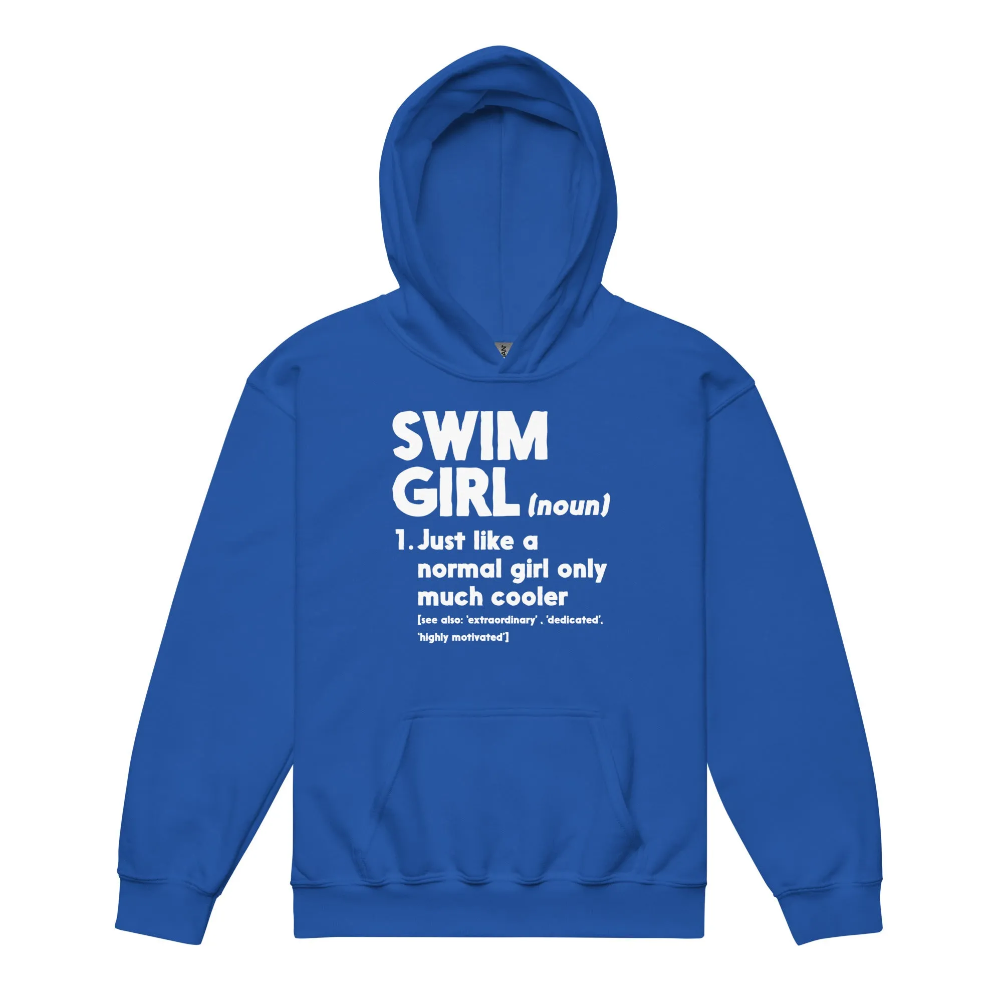 Swim Girl Youth Heavy Blend Hoodie