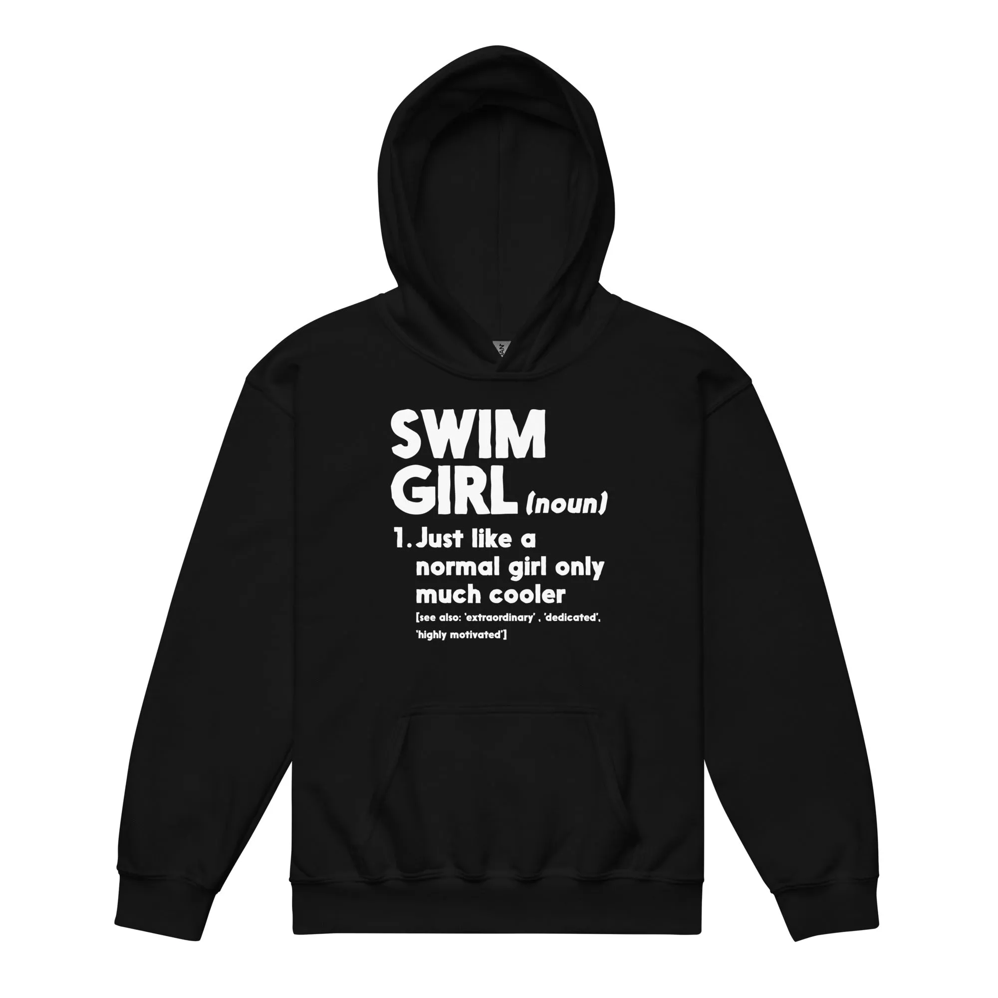 Swim Girl Youth Heavy Blend Hoodie