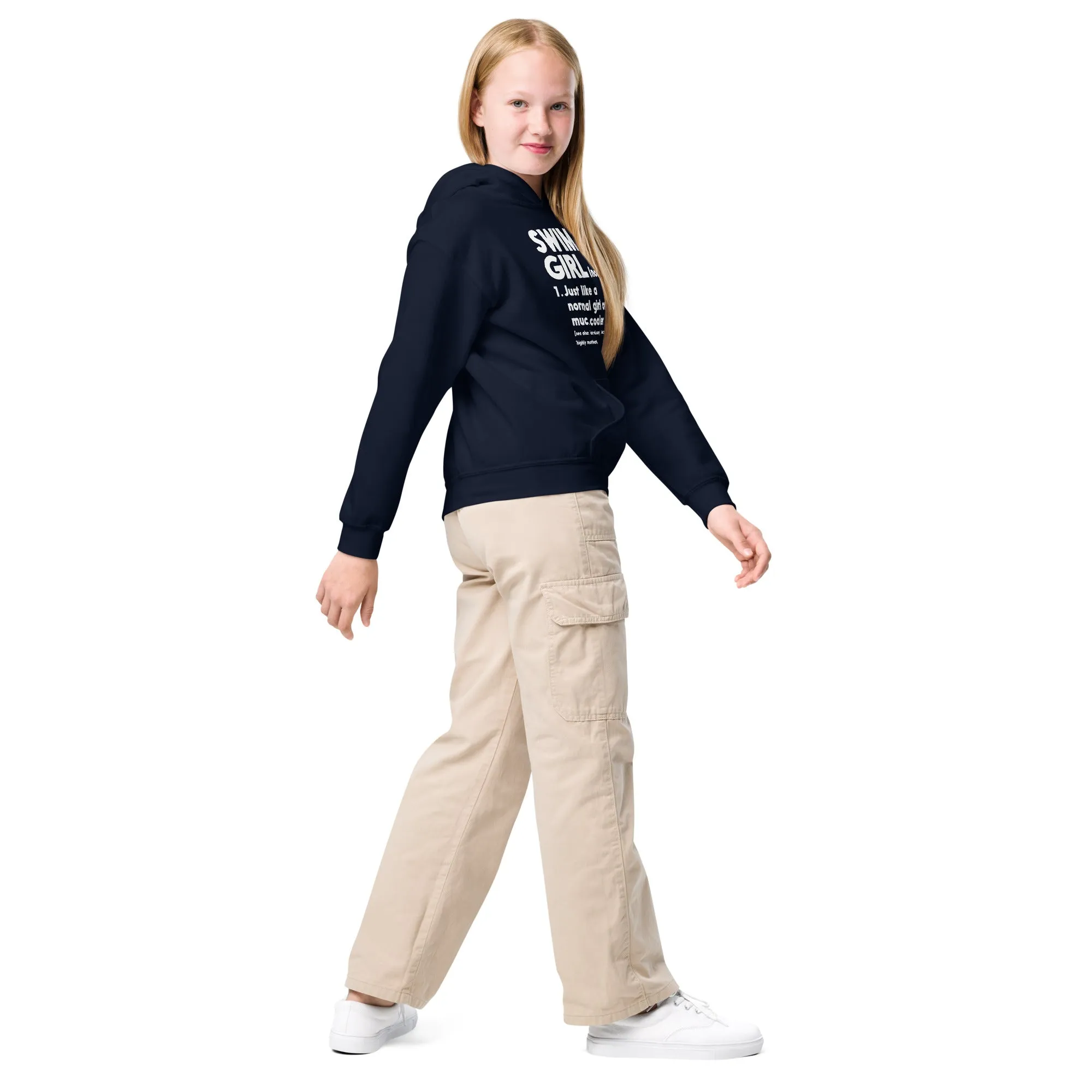 Swim Girl Youth Heavy Blend Hoodie