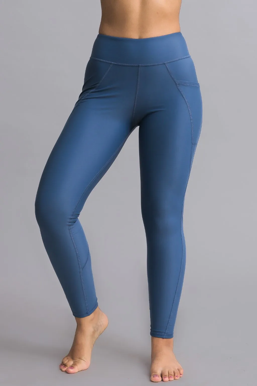 Swim Pocket Tights - Azure