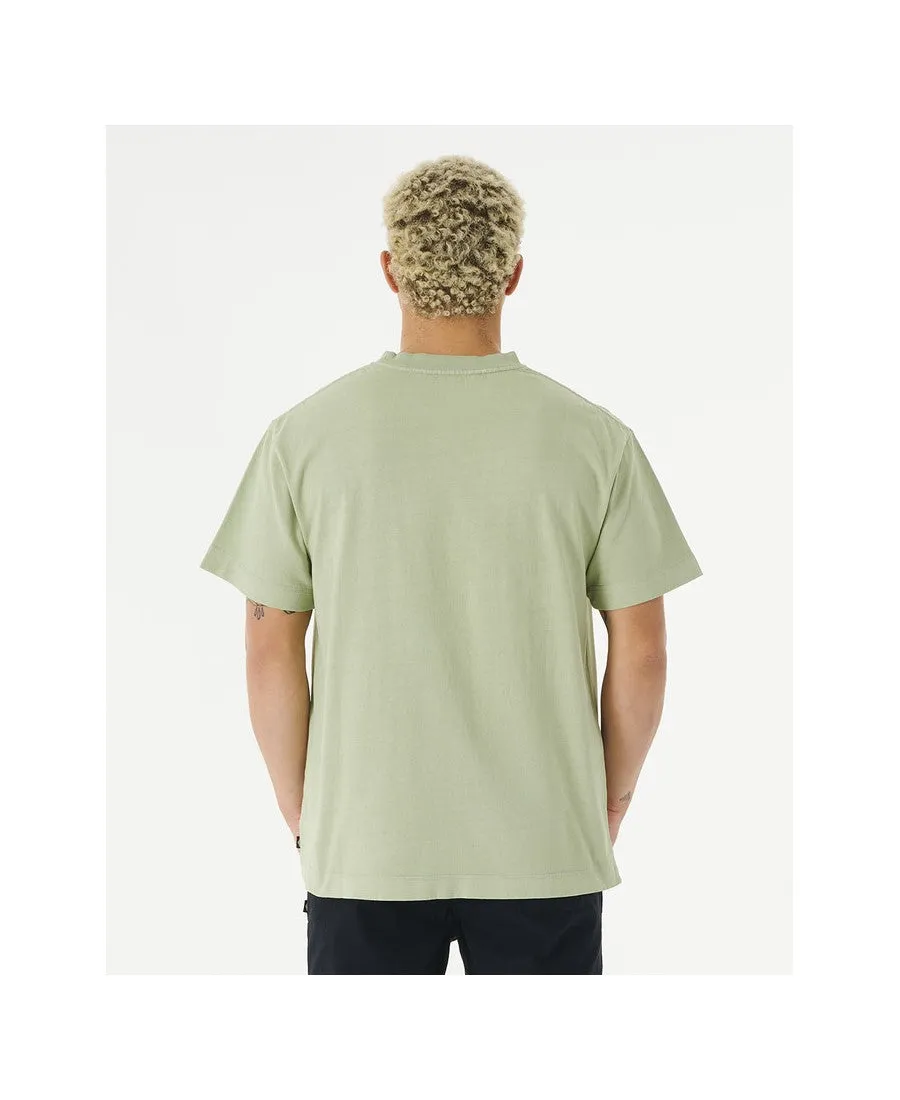 T-Shirt  RIP CURL Quality Surf Products Pkt Tee zielony