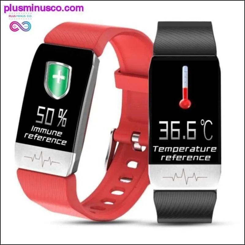 T1 Smart Watch Band With Temperature Immune Measure ECG