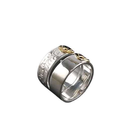 Tady King Wolf Head Ring