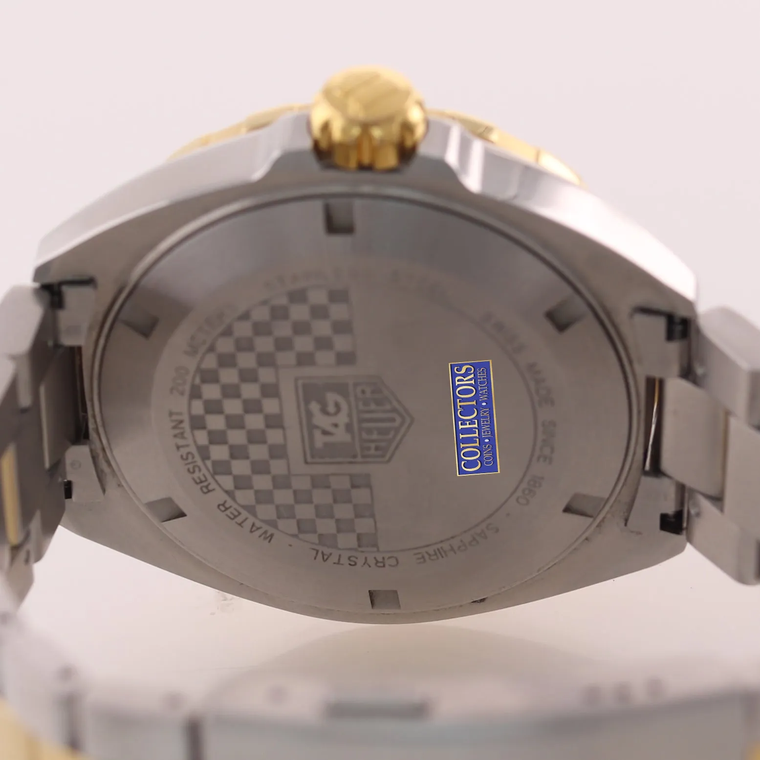 Tag Heuer Formula 1 WAZ1120 41mm Quartz Blue Steel Gold Two Tone Date Watch