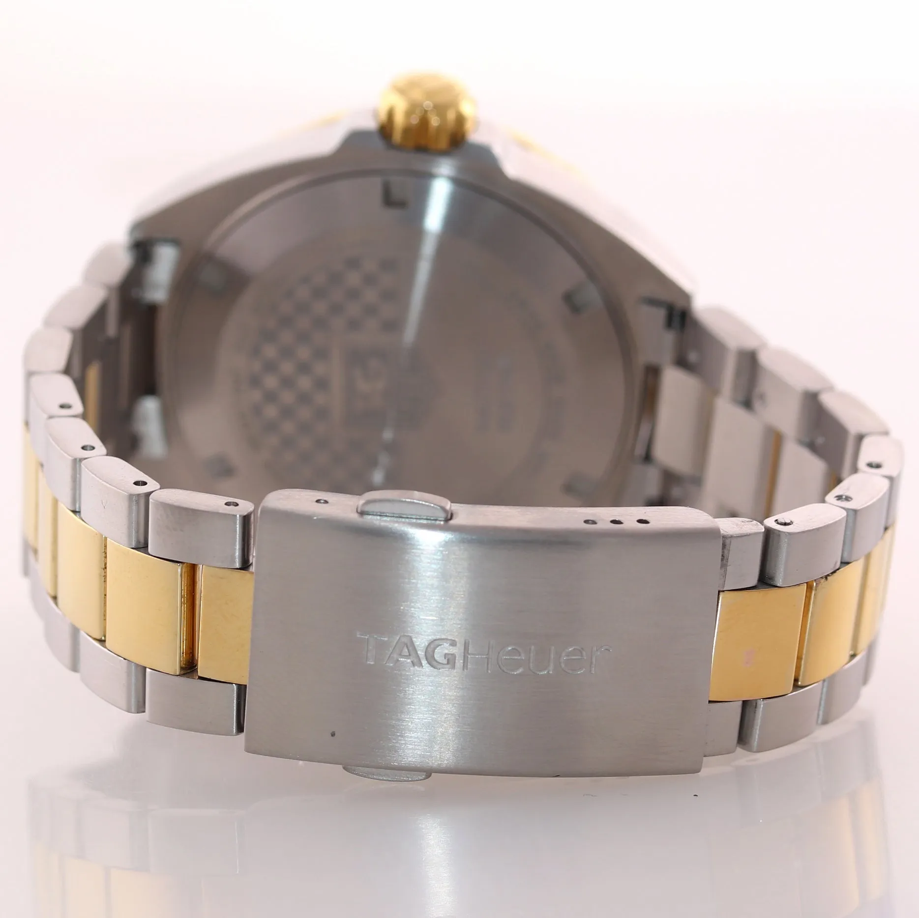 Tag Heuer Formula 1 WAZ1120 41mm Quartz Blue Steel Gold Two Tone Date Watch