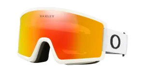 Target Line L Snow Goggles - Matte White Strap - Fire Iridium Lenses