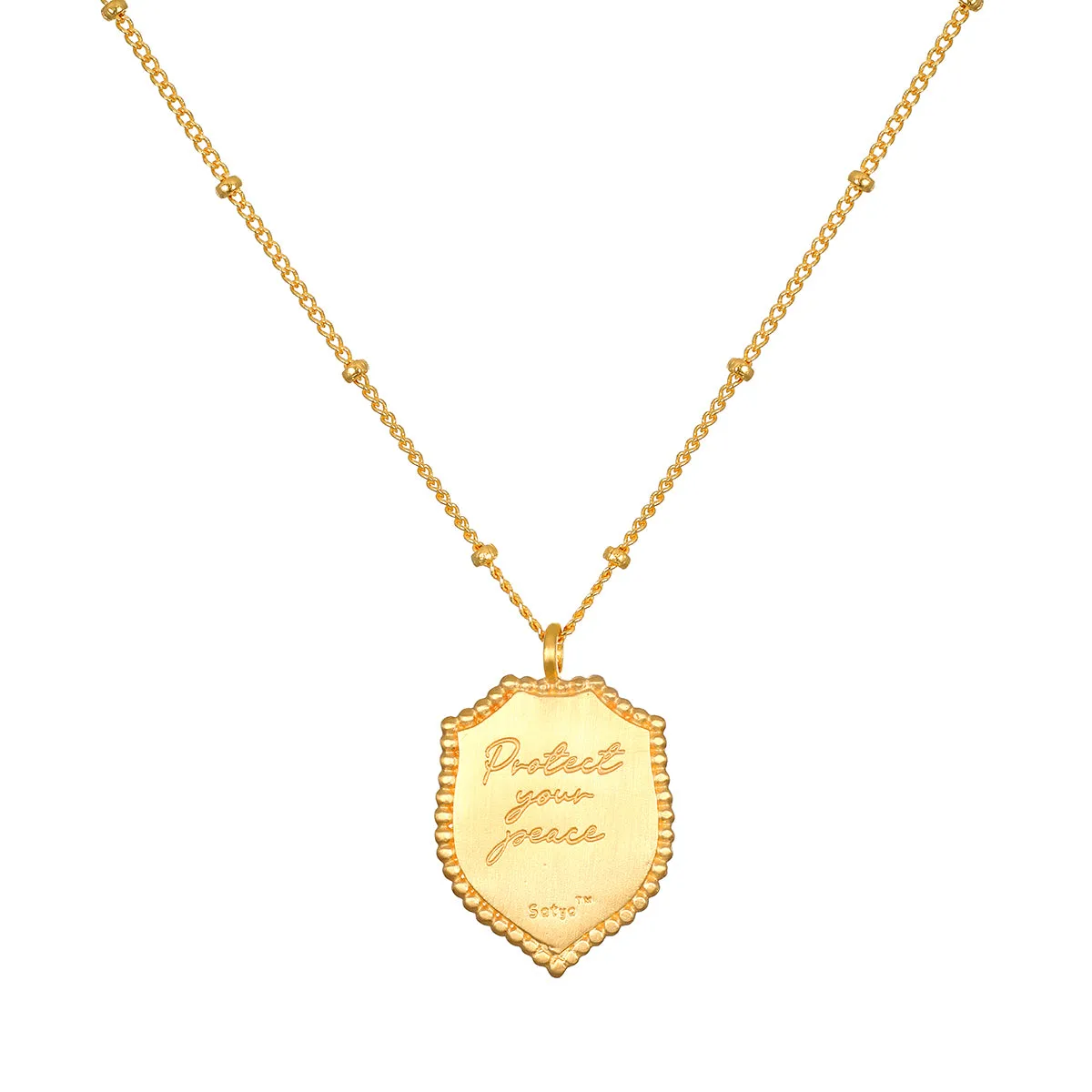Taryn Truly Protect Your Peace Necklace