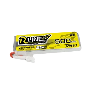 Tattu 500mAh 3.7V 95C 1S1P Lipo Battery Pack with JST-PHR Plug