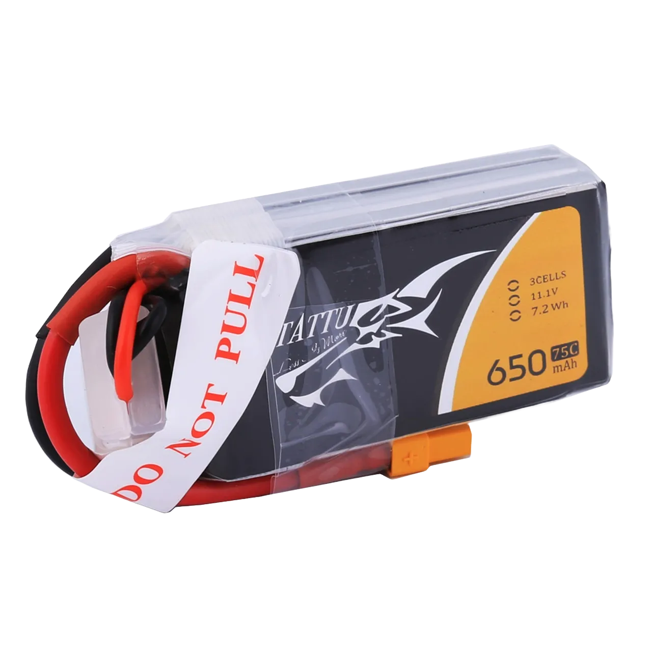 Tattu 650mAh 3S 75C 11.1V Lipo Battery Pack With XT30 Plug