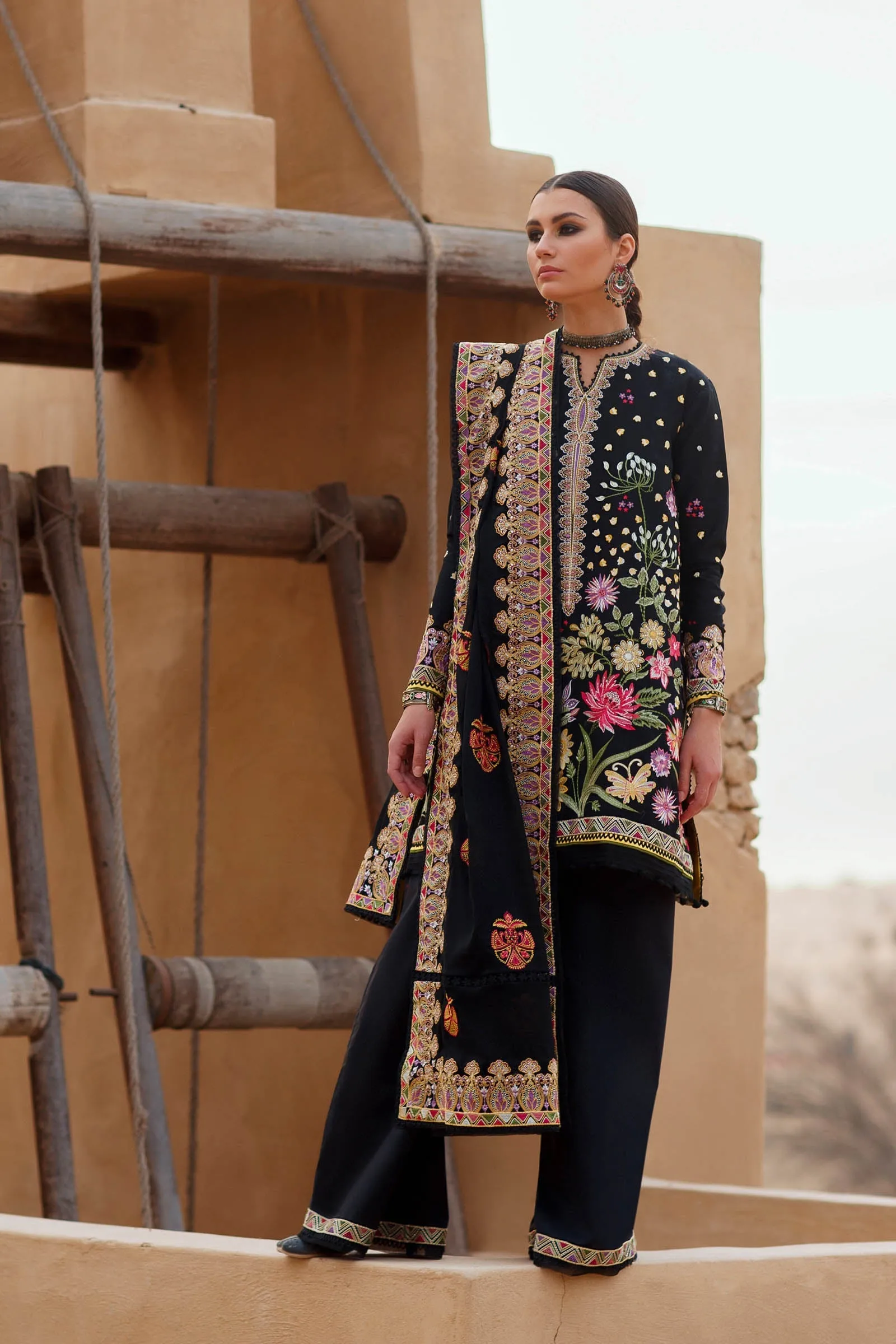 TAVOUS (ZL22-09 A) | Zaha Summer Lawn Collection 2022 | Unstitched Embroidered Lawn Suits